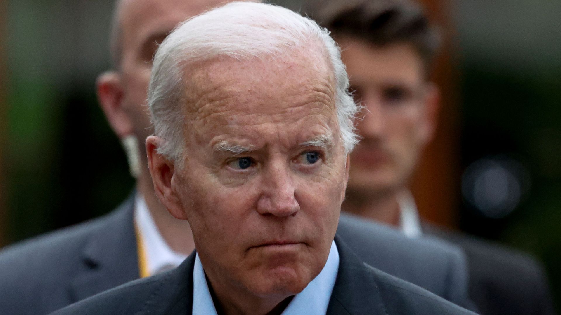 President Joe Biden attends the G7 summit at Elmau Castle, southern Germany.