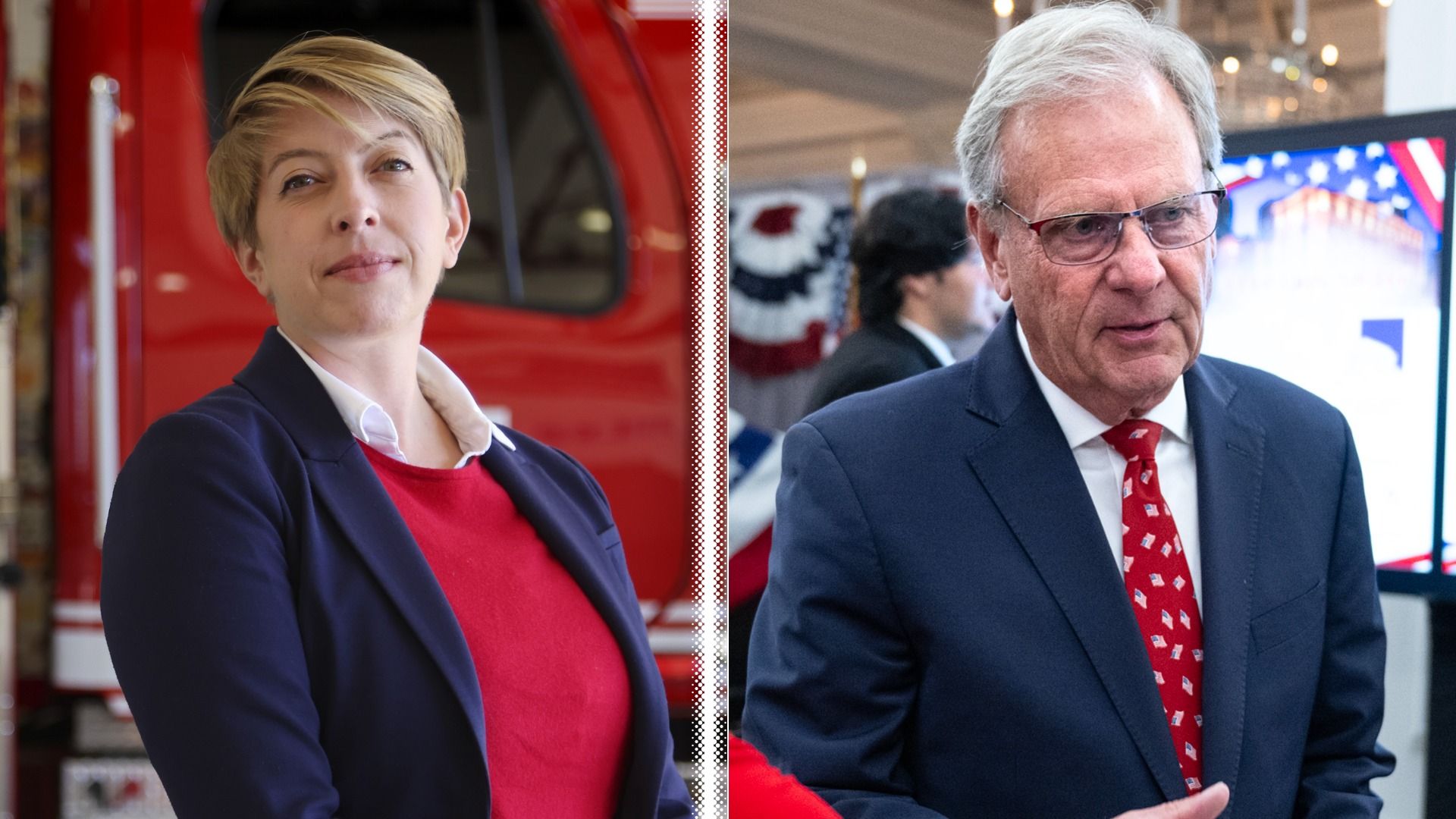 Marni von Wilpert, left and Jim Desmond.