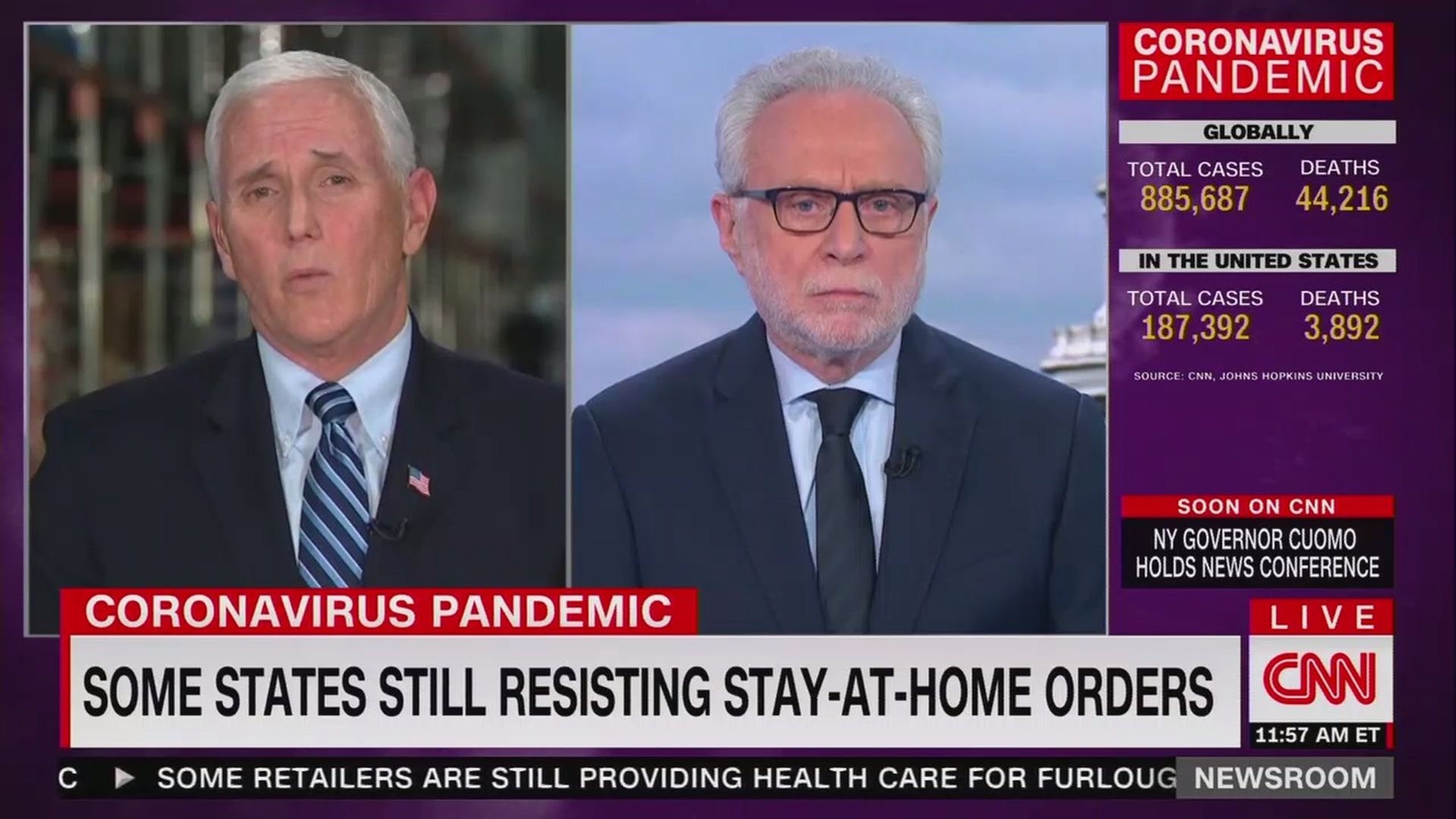 Pence Says Coronavirus Impact In U S May Be Most Comparable To