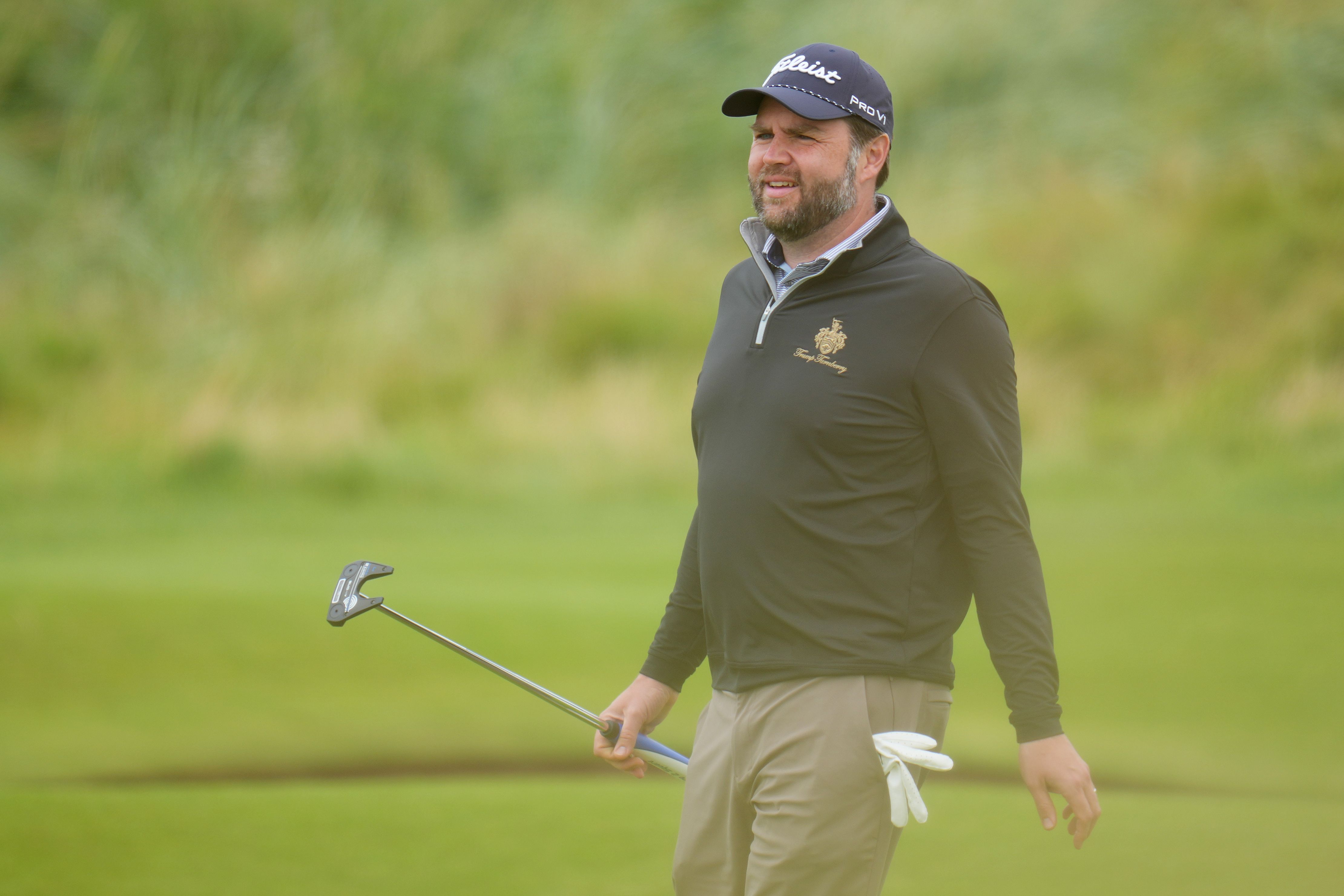 Vice President JD Vance golfs last week at Trump Turnberry's Championship Ailsa course in Turnberry, Scotland. Photo: Peter Summers/Getty Images Elon Musk is already pumping the brakes on his vow last month to start a new political party, and may spend big to back Vice President JD Vance's expected 