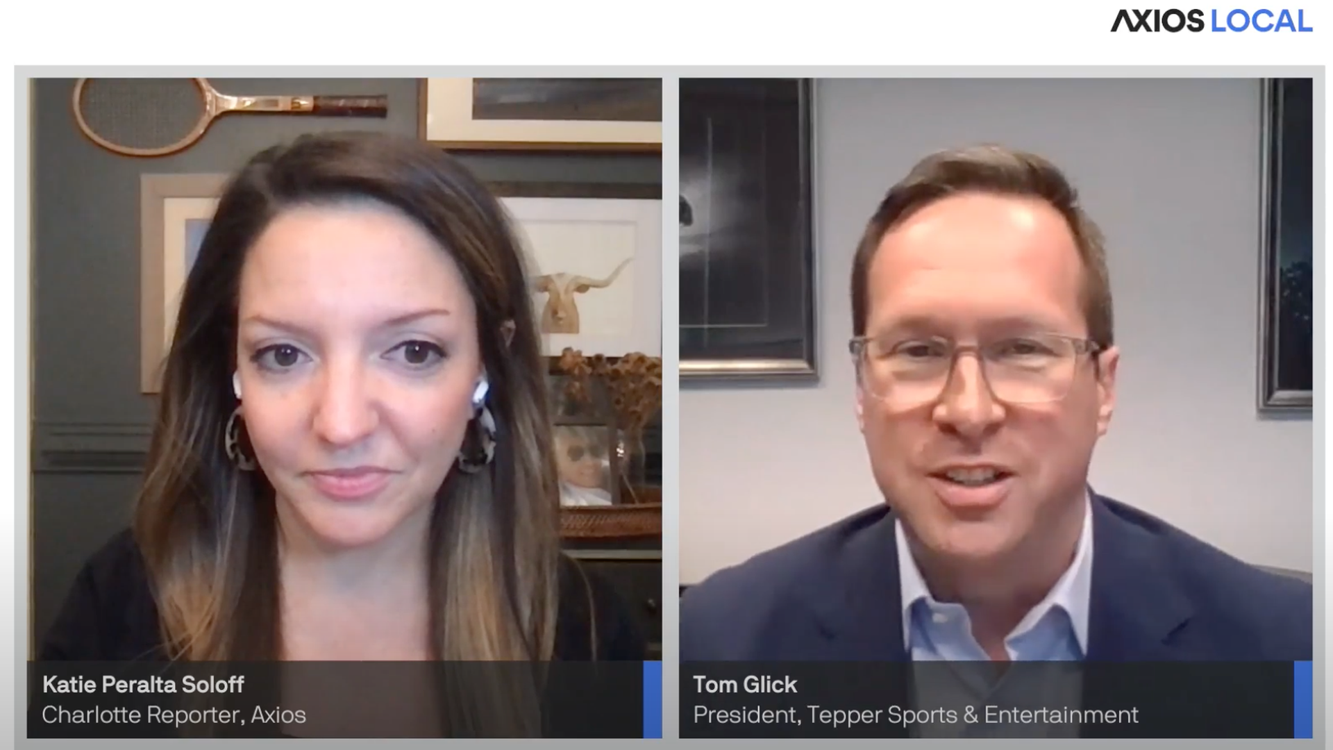 Tom Glick speaking at an Axios Local event.