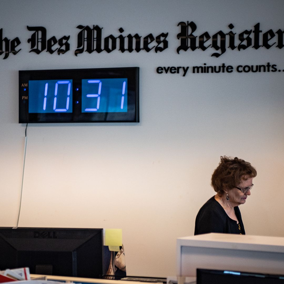 Trump sues Des Moines Register for election interference over Iowa poll
