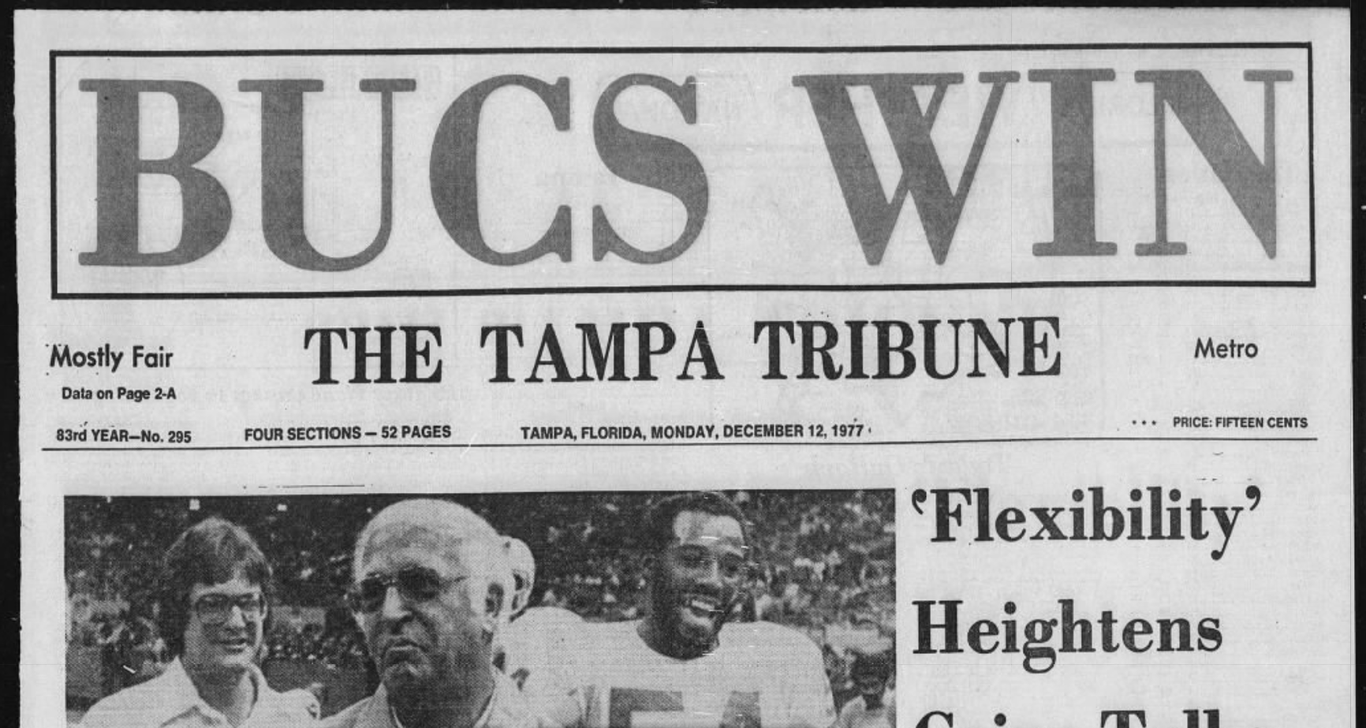 44 years later: Looking back on the Bucs' first win - Axios Tampa Bay