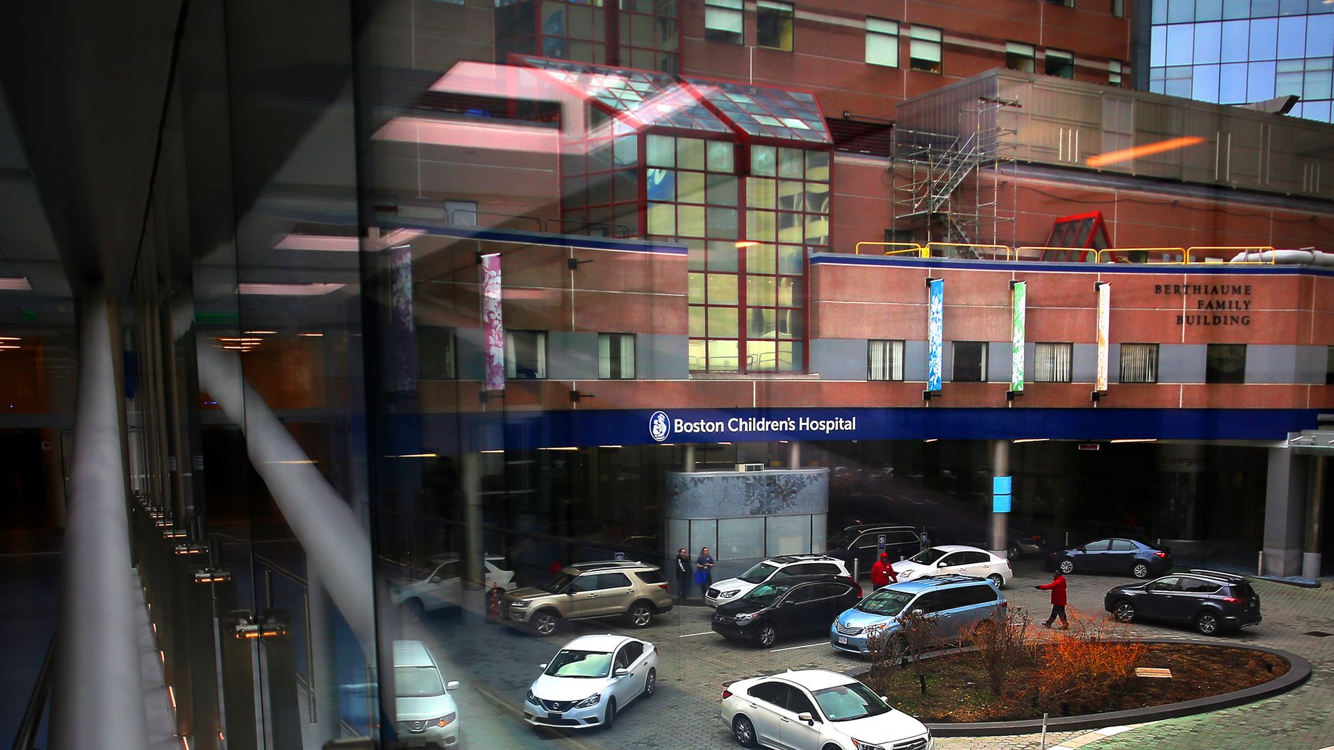 outside of a children's hospital