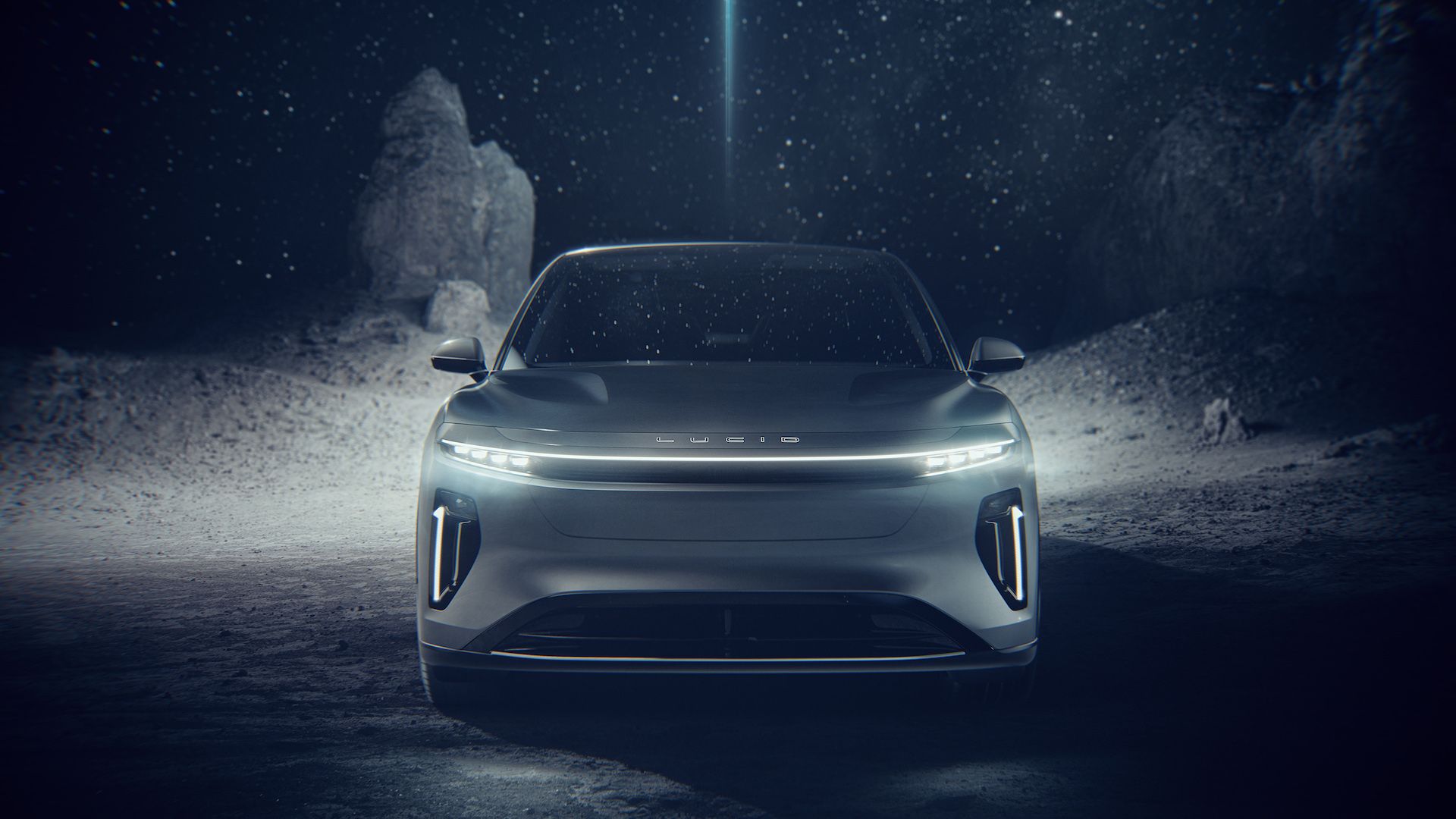 Image of the upcoming Lucid Gravity electric SUV