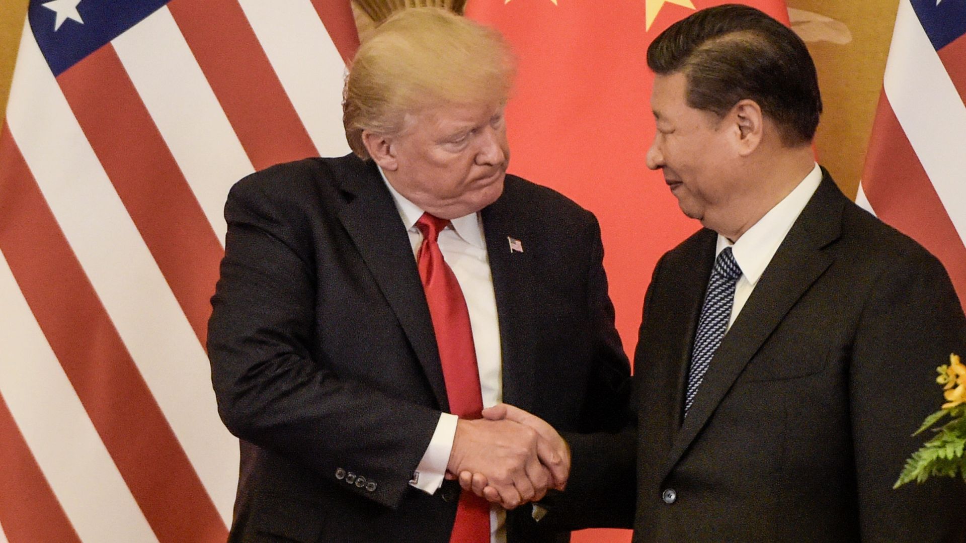 Trump and Xi, 2017