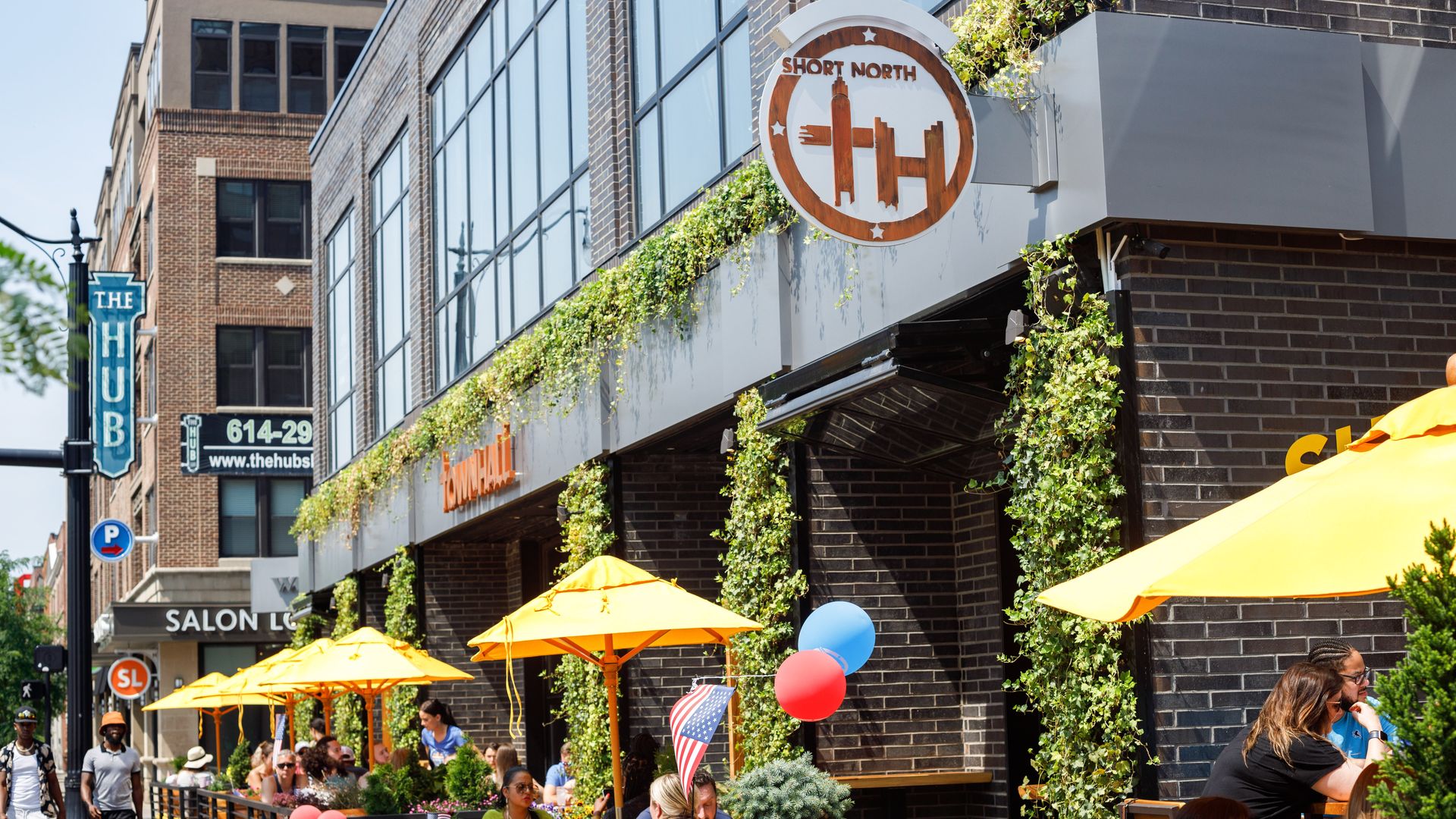 A photo of the exterior of TownHall in Columbus