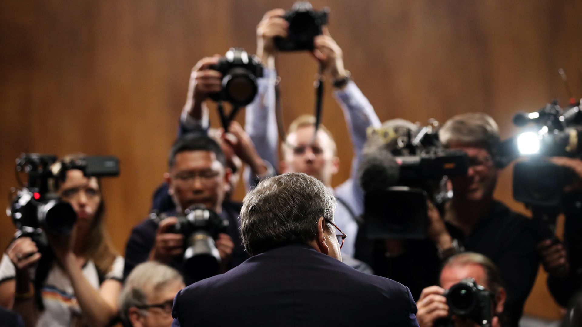 Bill Barr testifying