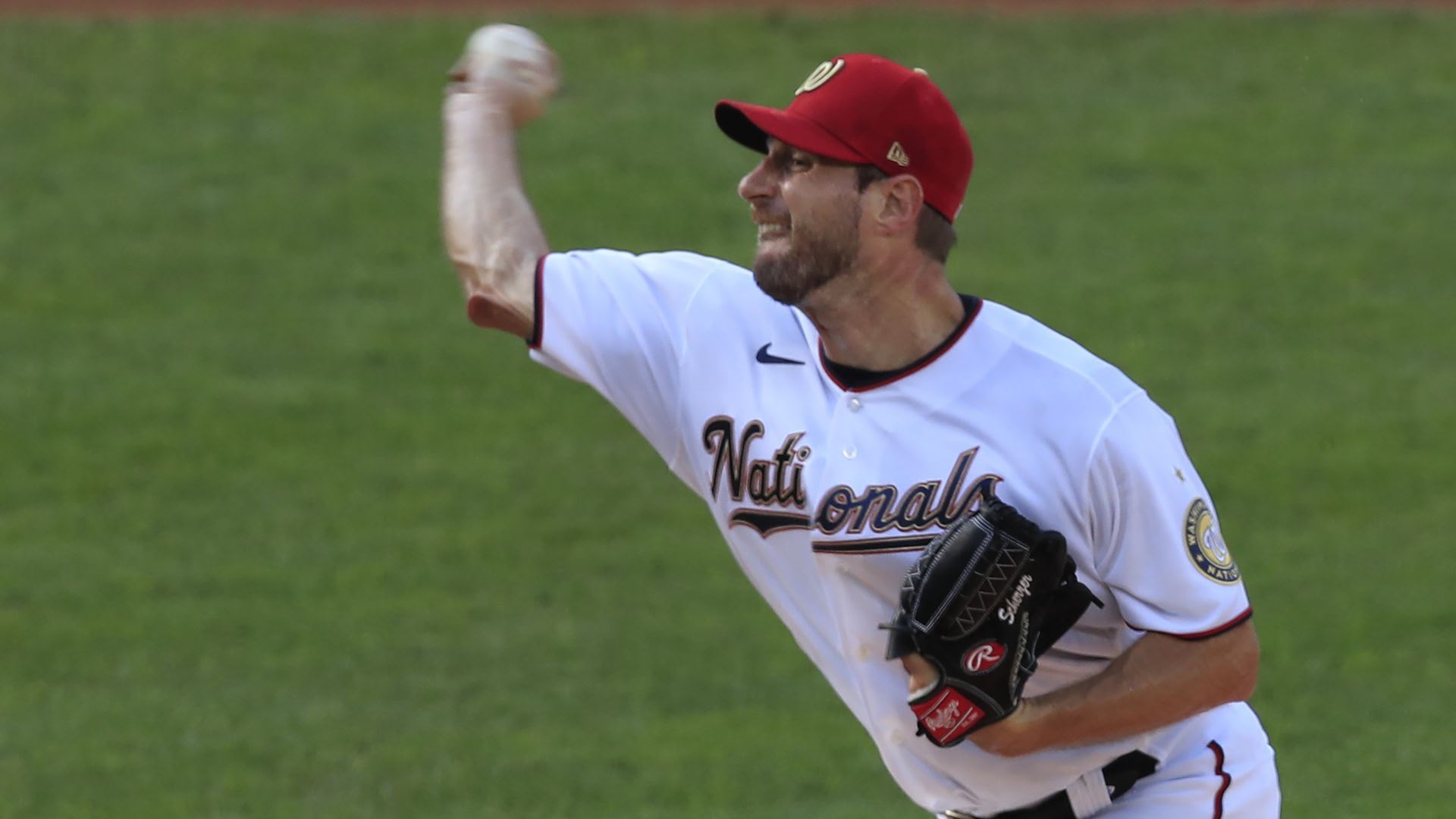 Nats starting pitcher Max Scherzer during a game against the Mets in Washington last week. Photo: Manuel Balce Ceneta/AP