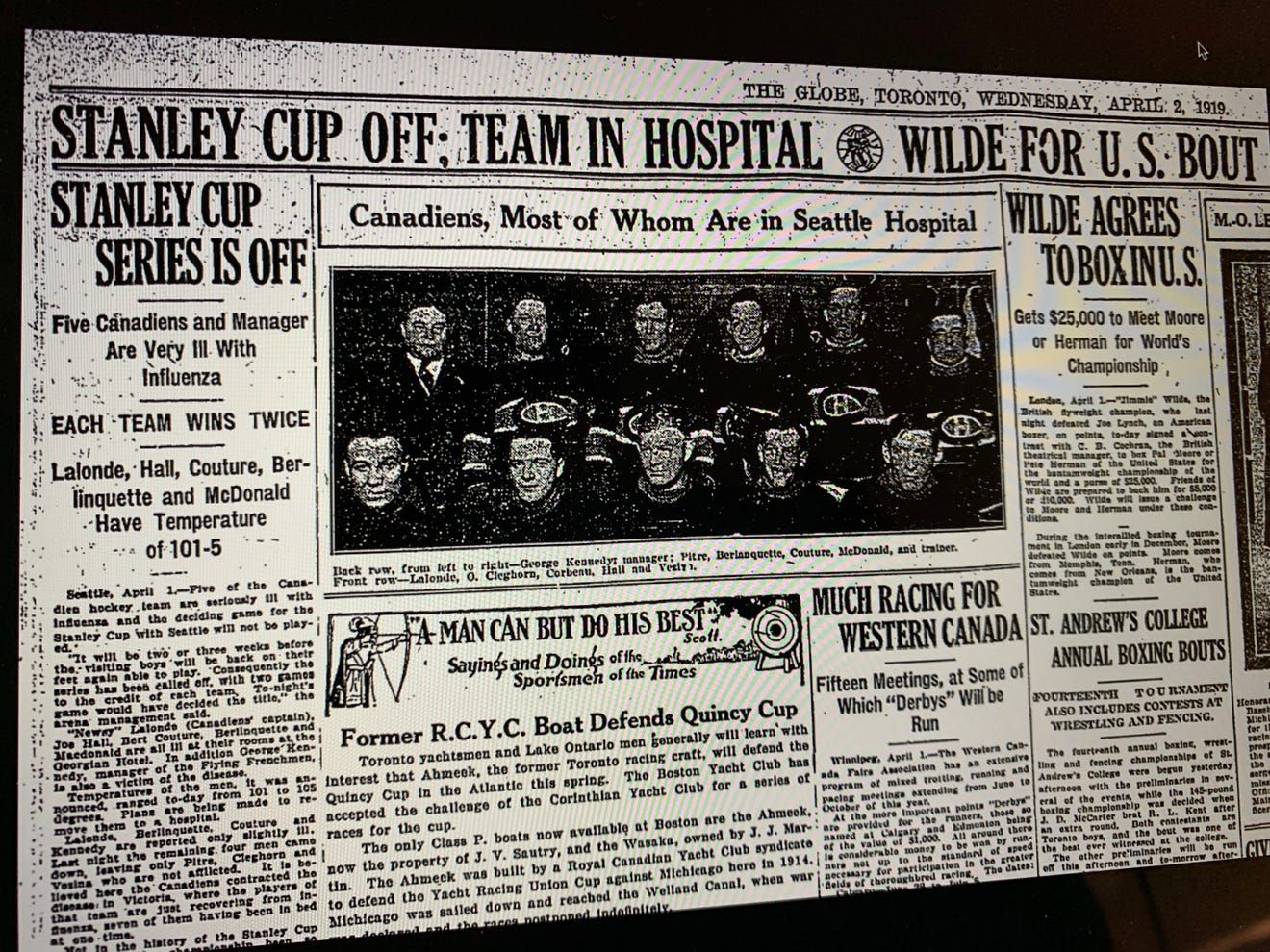 Newspaper cover