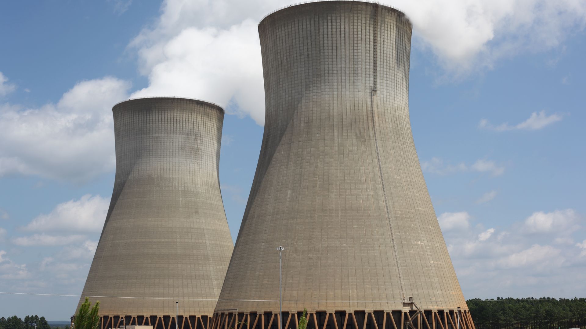 Getty image of nuclear cooling towers