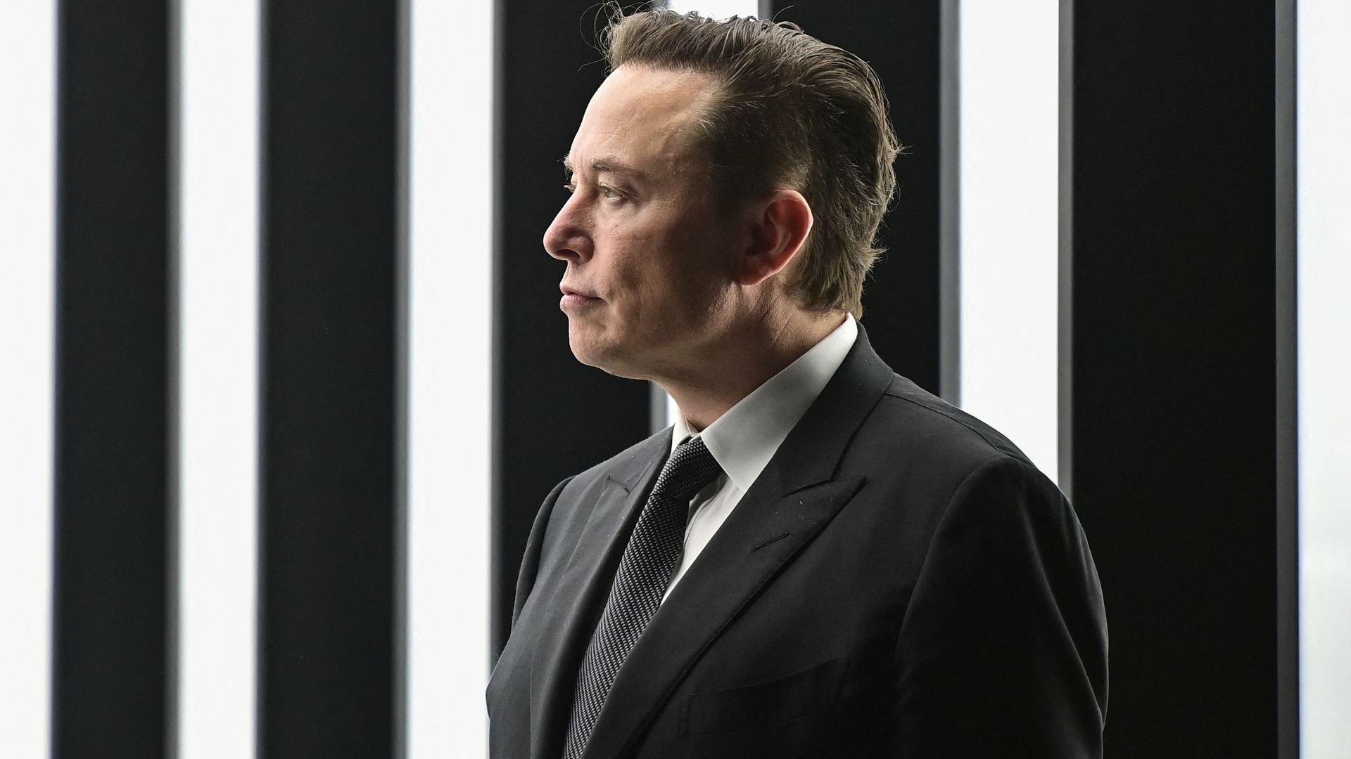 Tesla CEO Elon Musk is pictured as he attends the start of the production at Tesla's "Gigafactory."