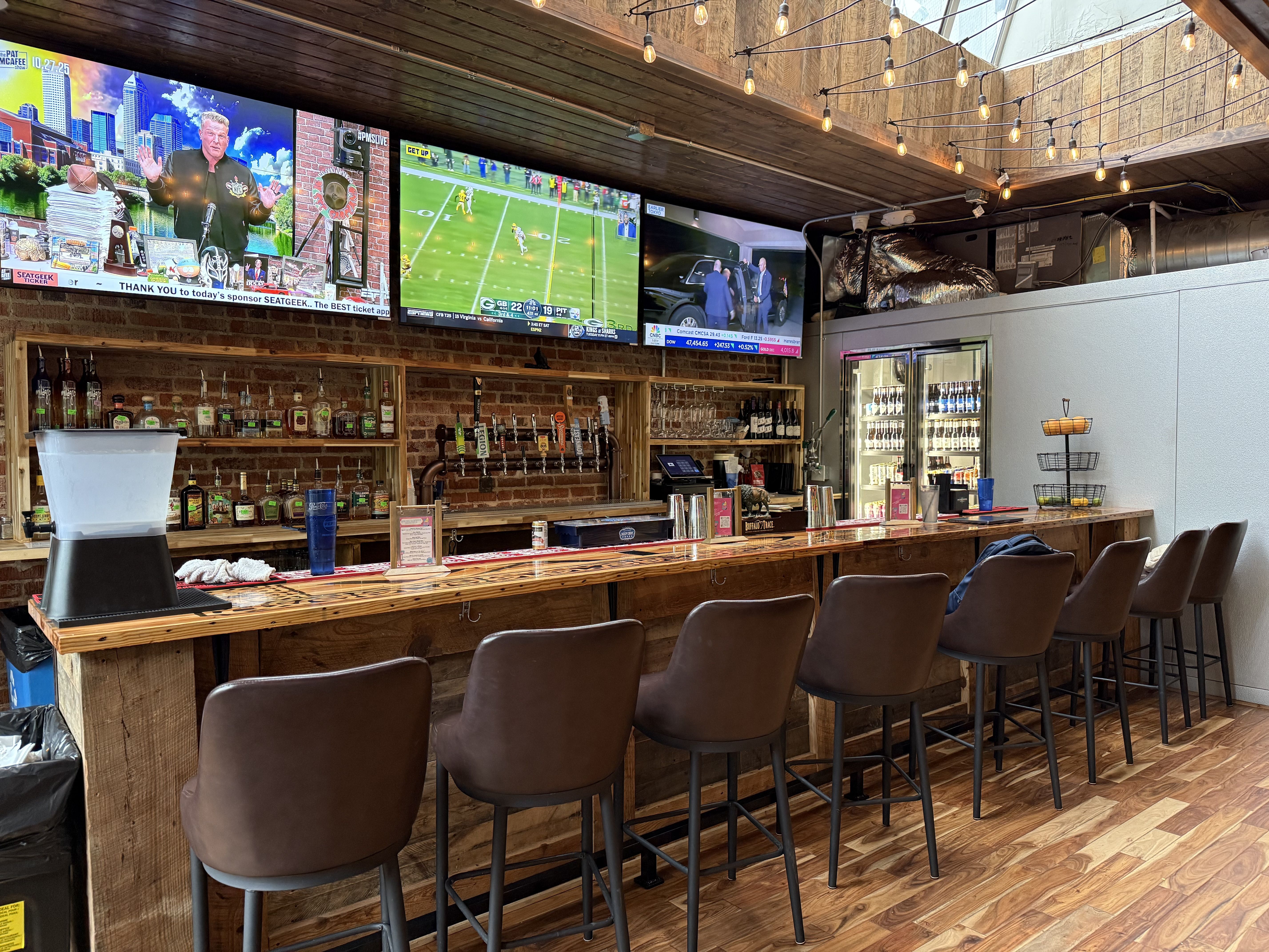 Valhalla's upstairs bar