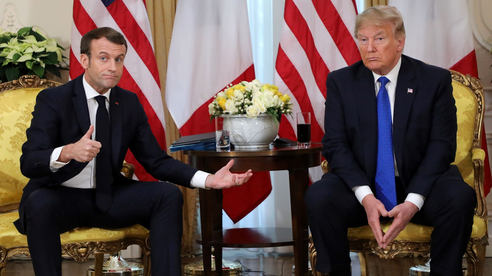 Macron and Trump