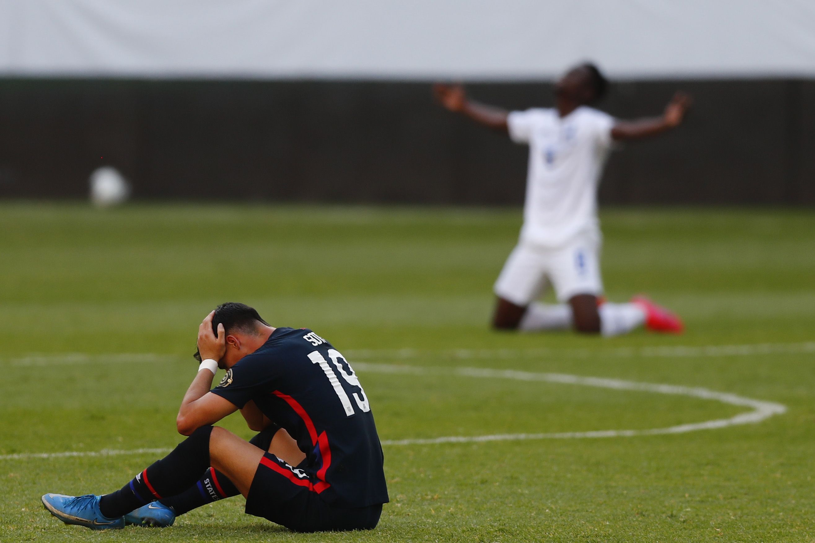 USA player distraught