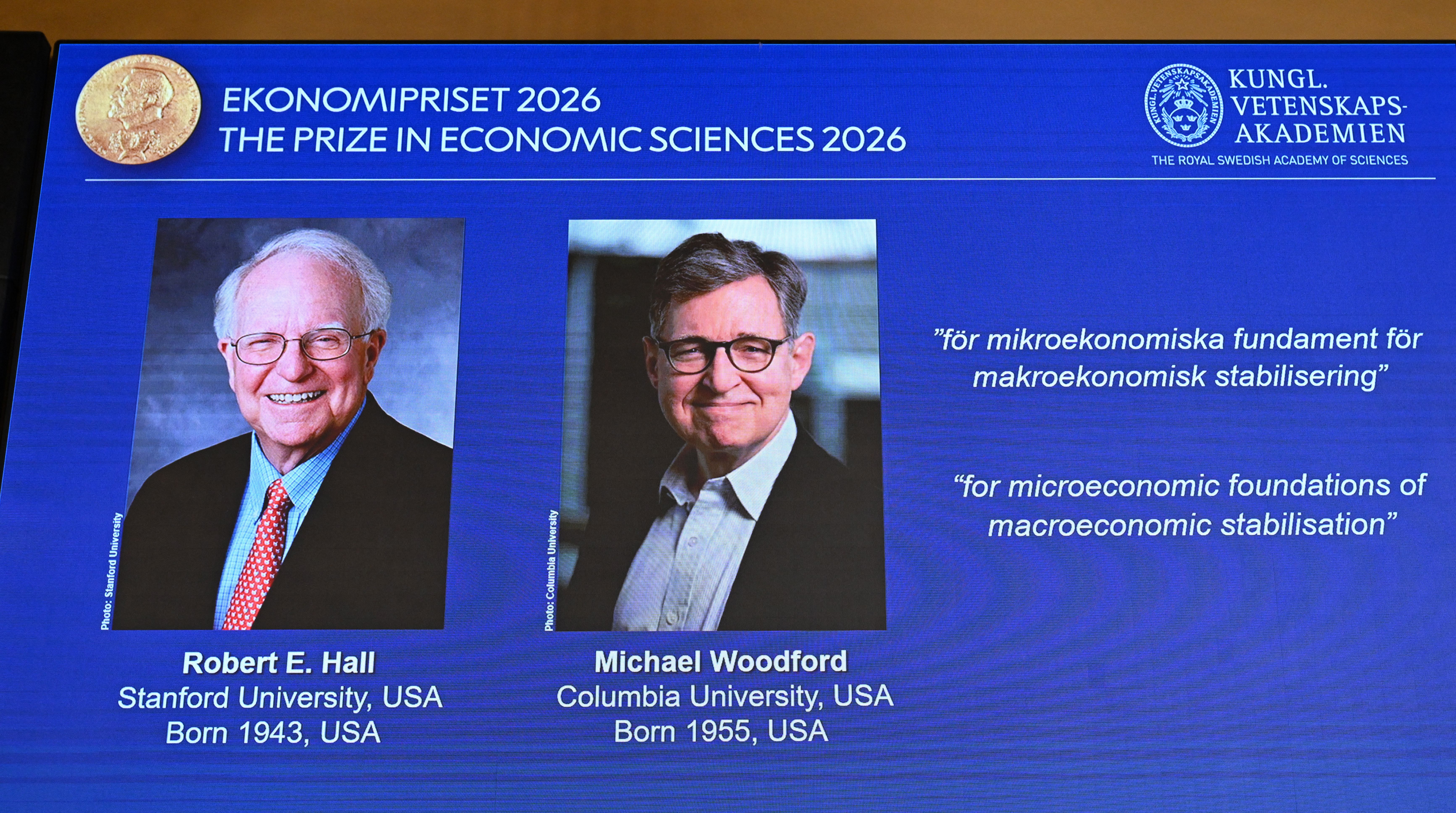 axios.com - Courtenay Brown - Two U.S. professors win Nobel prize in economics