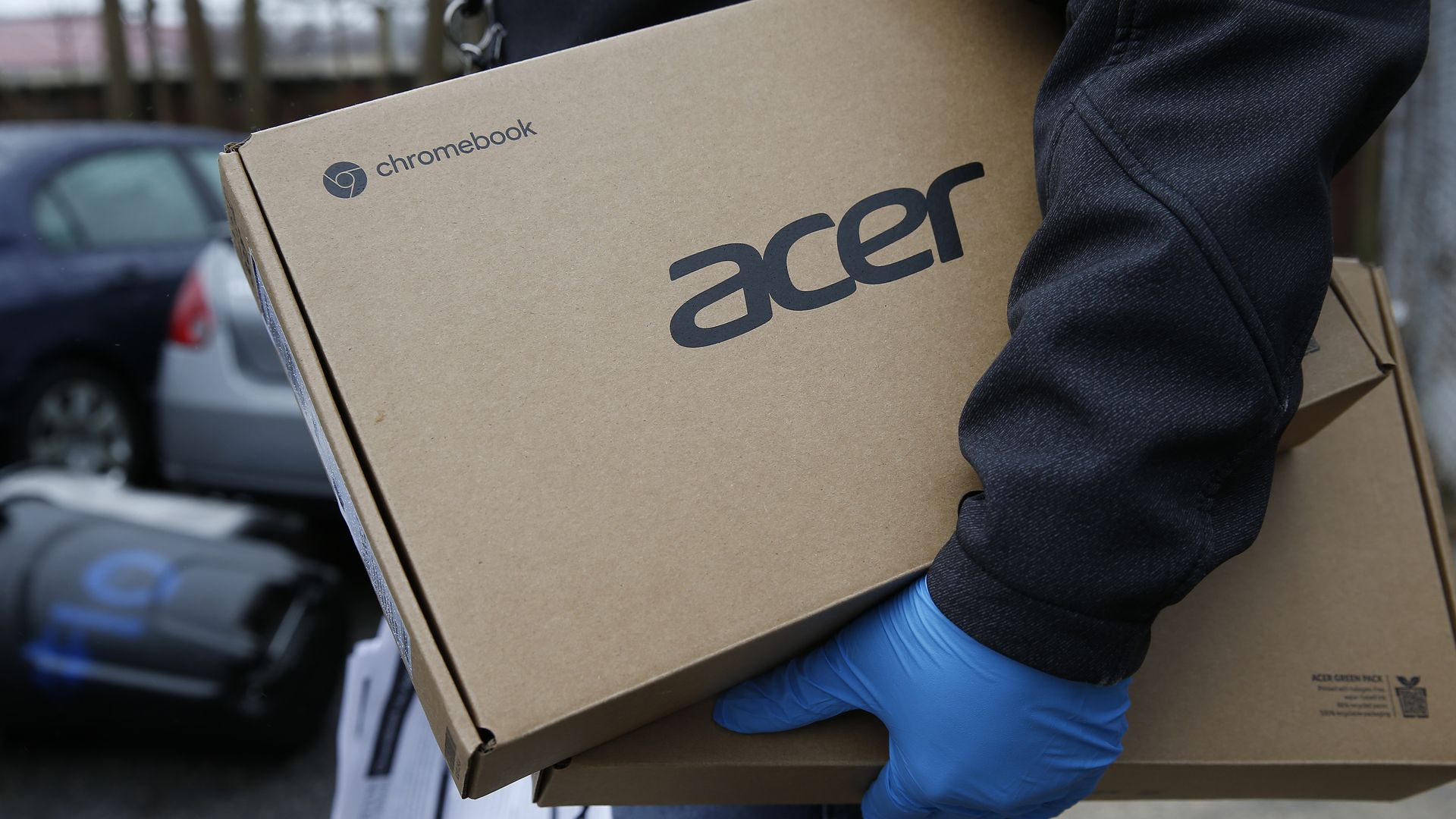 An Acer box.