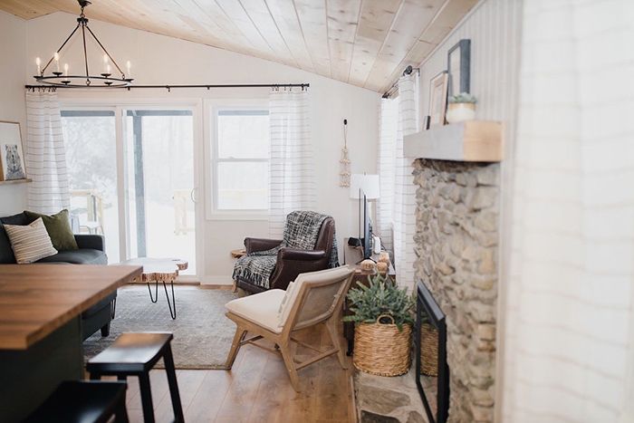 Airnbnb mountain house interior