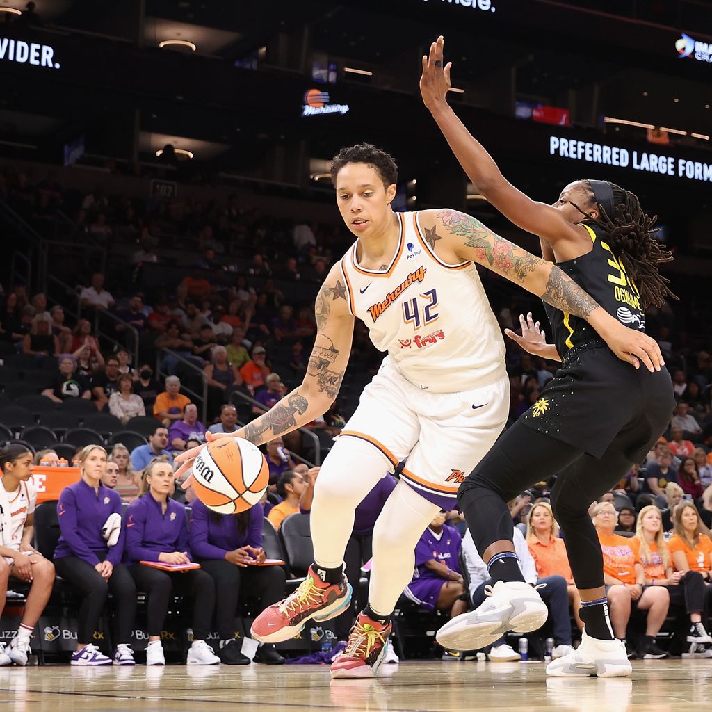Brittney Griner Is Honored by Fellow Players at W.N.B.A. All-Star