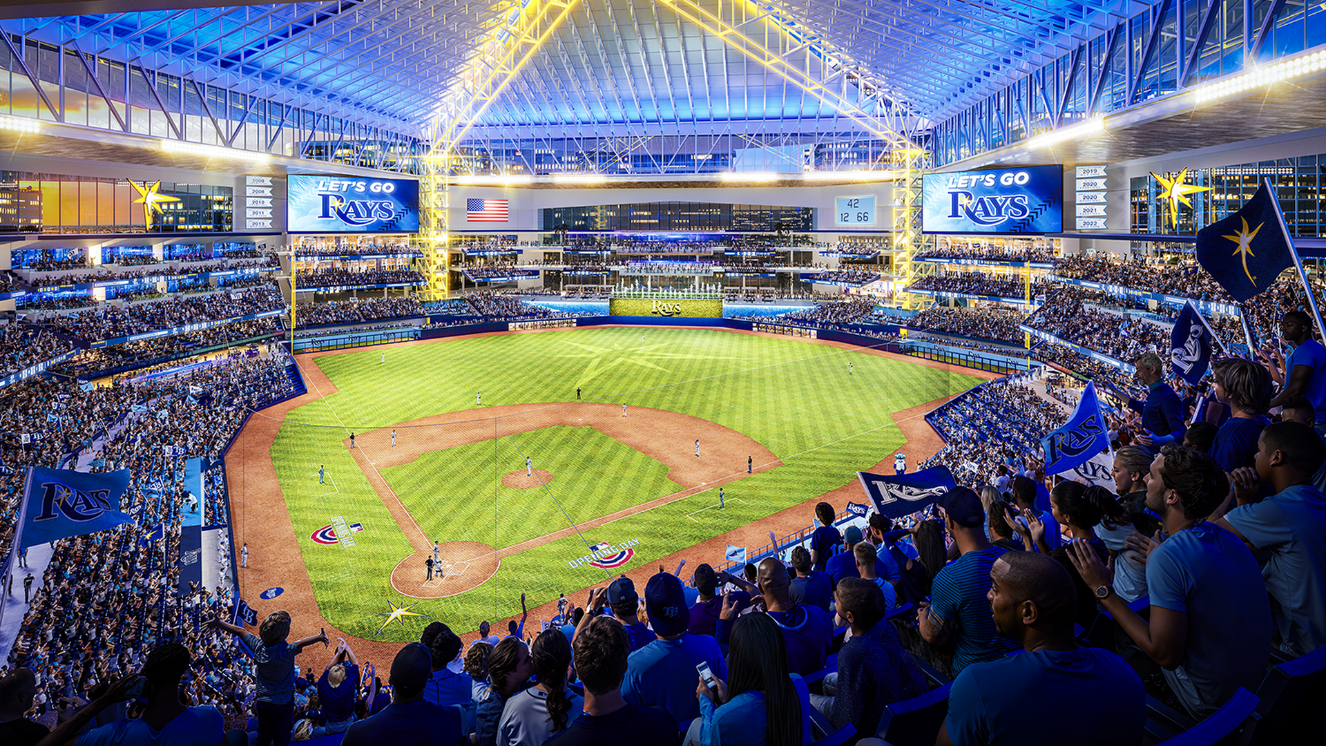 Tampa Bay Rays announce deal for new St. Petersburg stadium - Axios Tampa  Bay