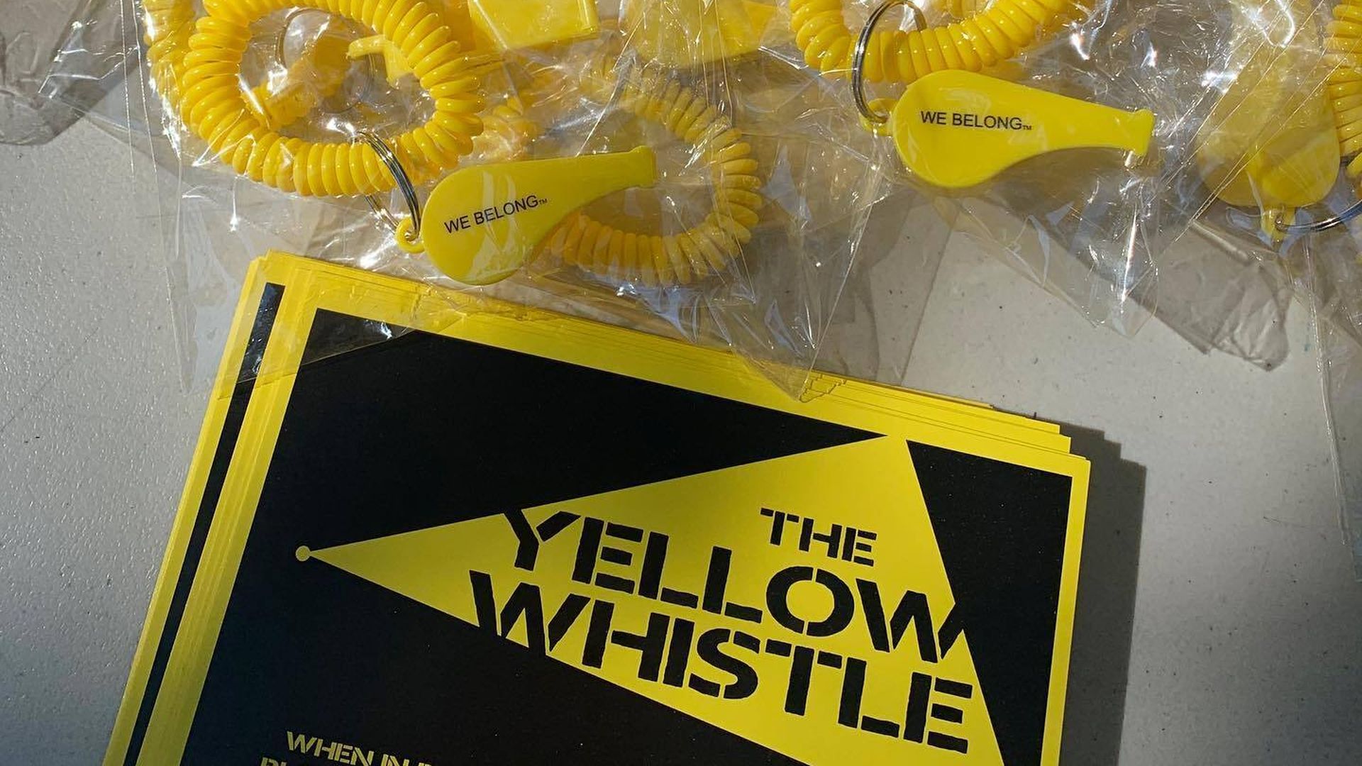 The Yellow Whistle. Photo: Courtesy of The Yellow Whistle campaign