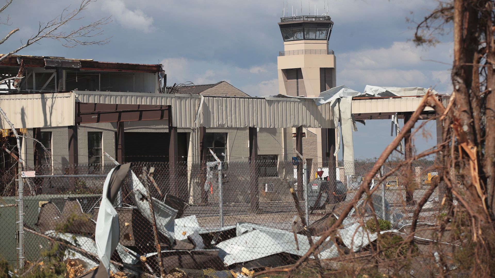 Tyndall Air Force Base is destroyed after Hurricane Michael  