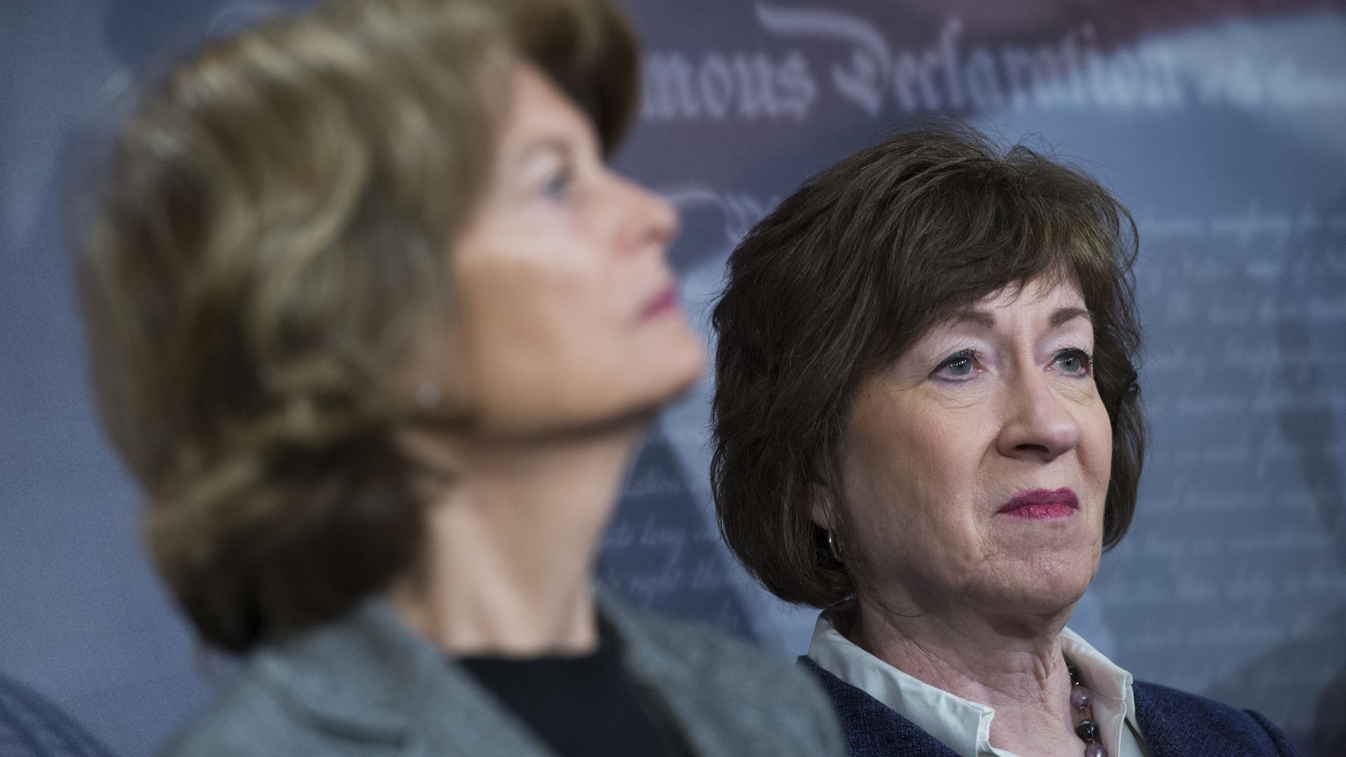 Susan Collins and Lisa Murkowski.