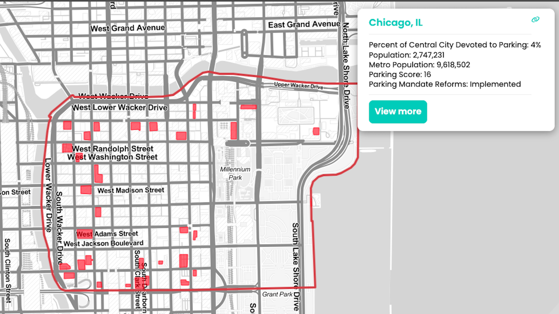 2023 : Map of Free Parking in Chicago - SpotAngels