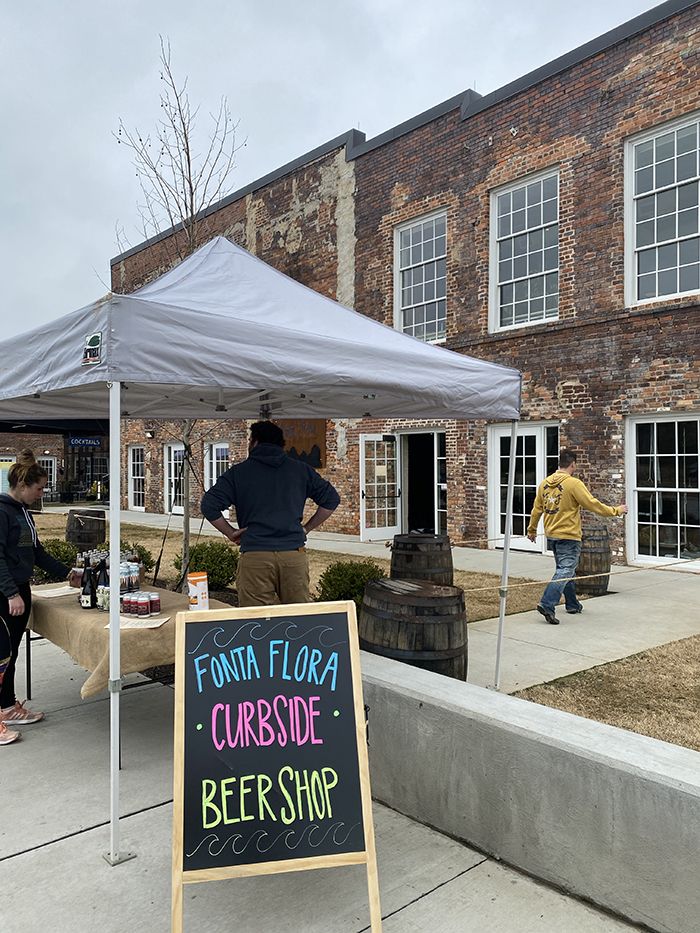 fonta flora optimist hall beer drive thru coronavirus