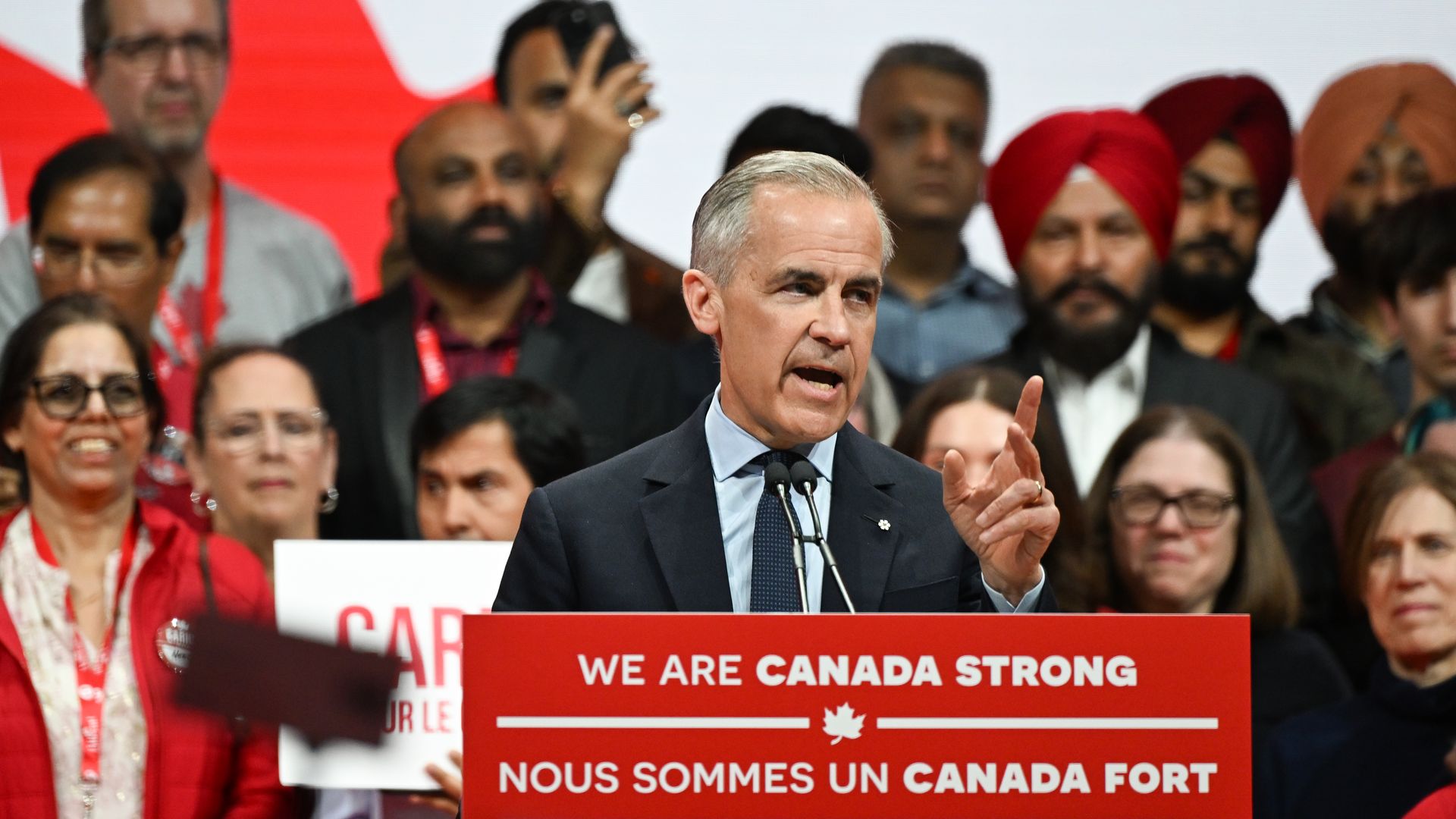 Canadian Prime Minister Mark Carney, of the Liberal Party