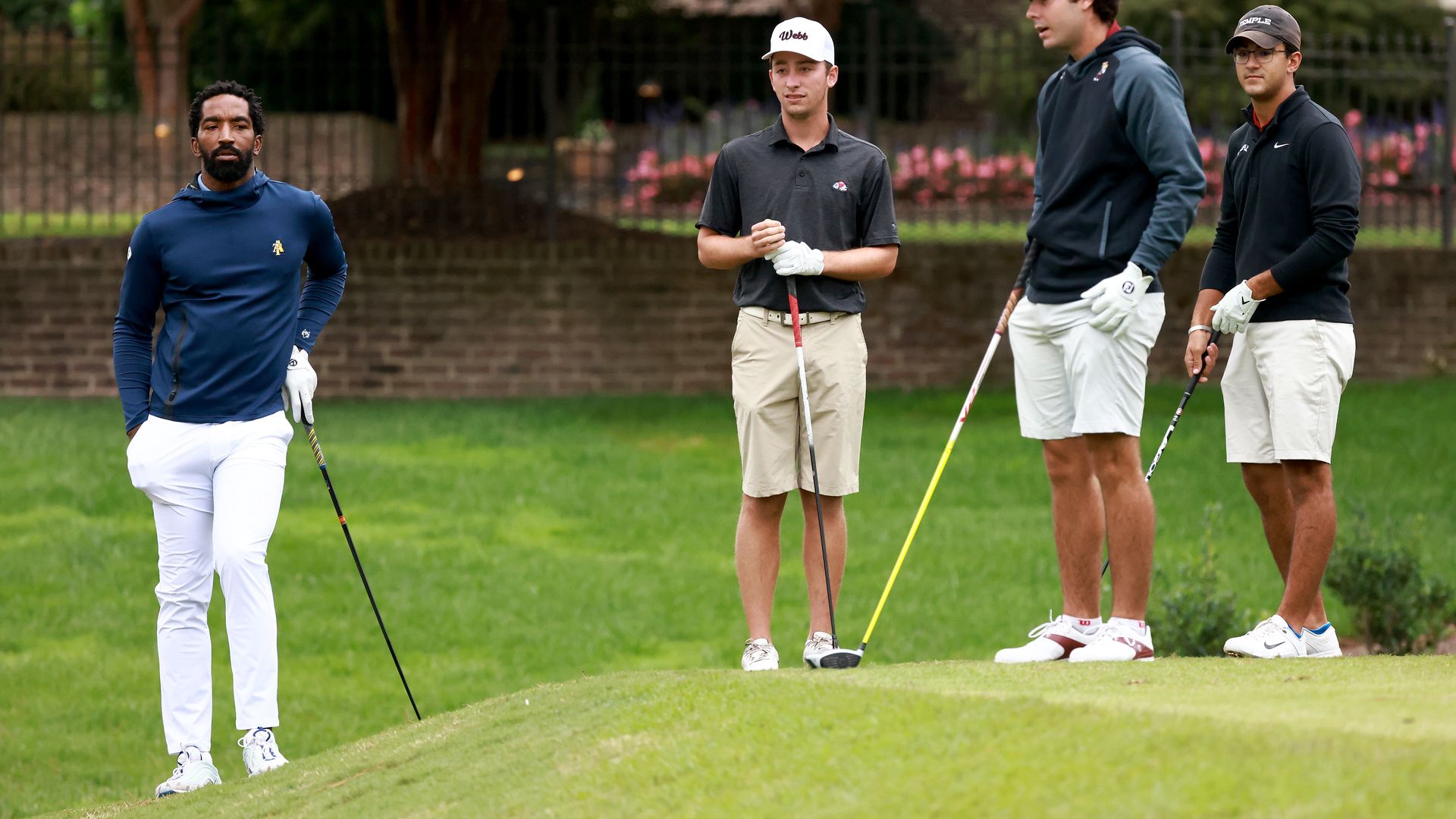 J.R. Smith golfing