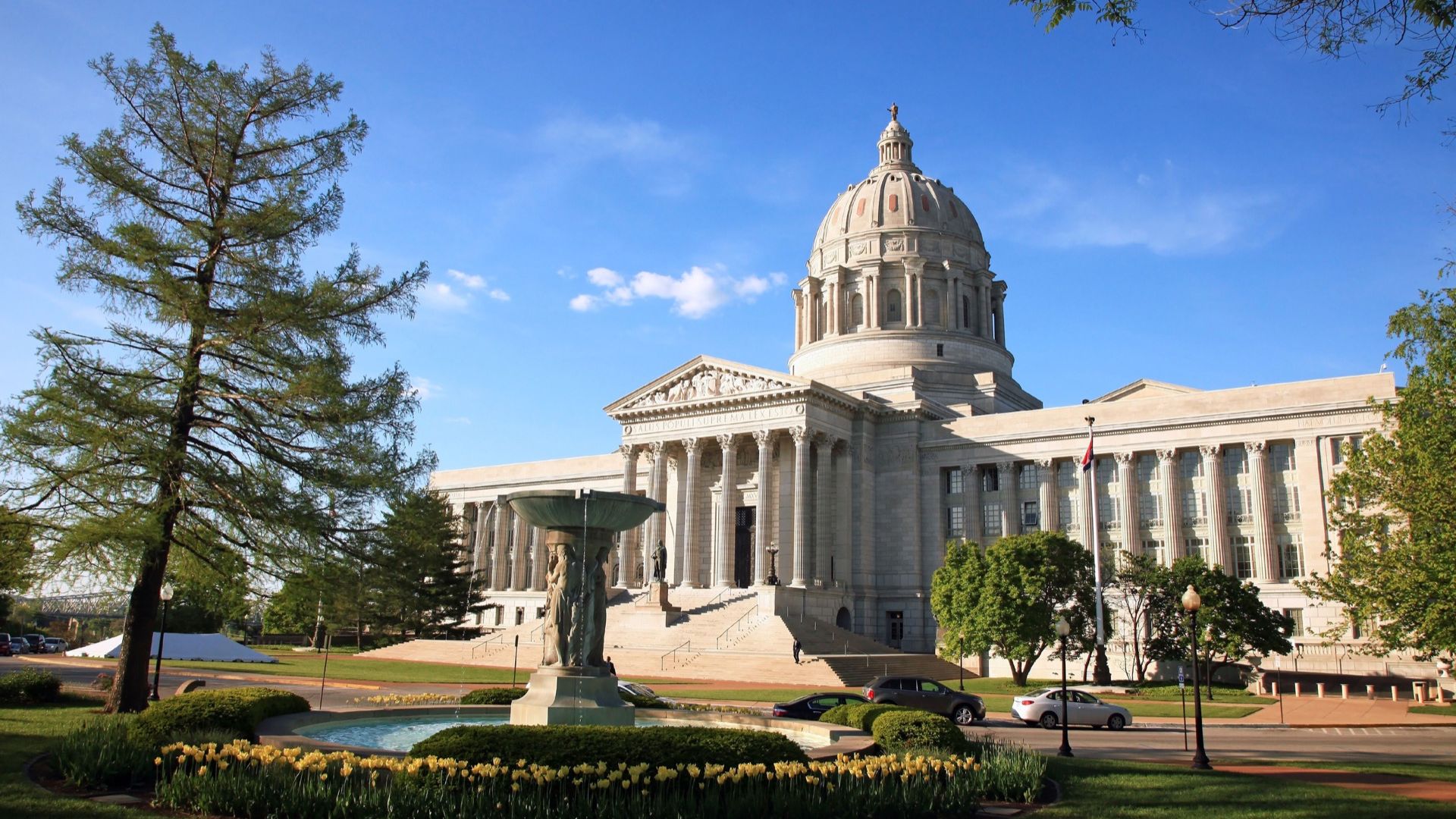 The Missouri state capitol building