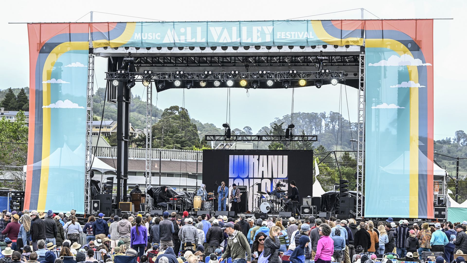 MILL VALLEY, CALIFORNIA - MAY 14: Atmosphere on Day 2 of the 2023 Mill Valley Music Festival at Friends Field at the Mill Valley Community Center on May 14, 2023. (Photo by Steve Jennings/Getty Images)