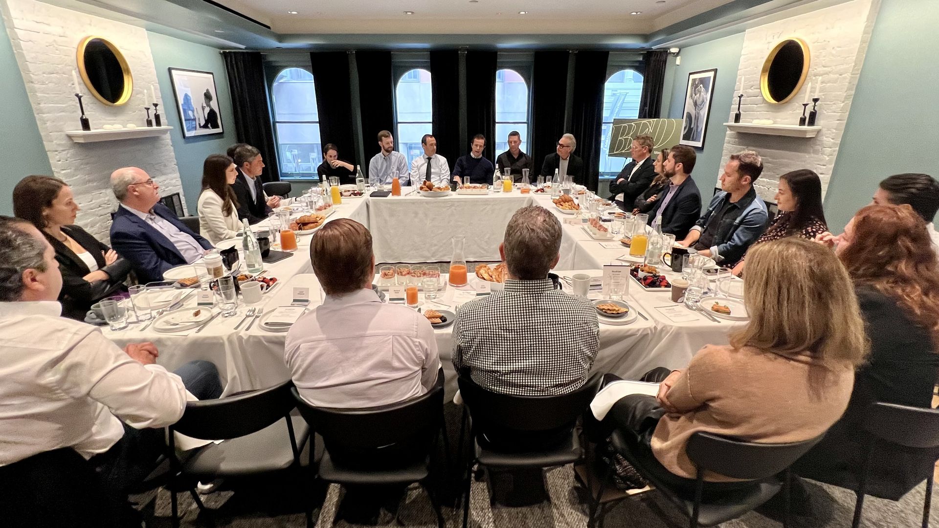 Axios Pro Media Deals' Expert Voices Roundtable on October 26, 2022 in New York.