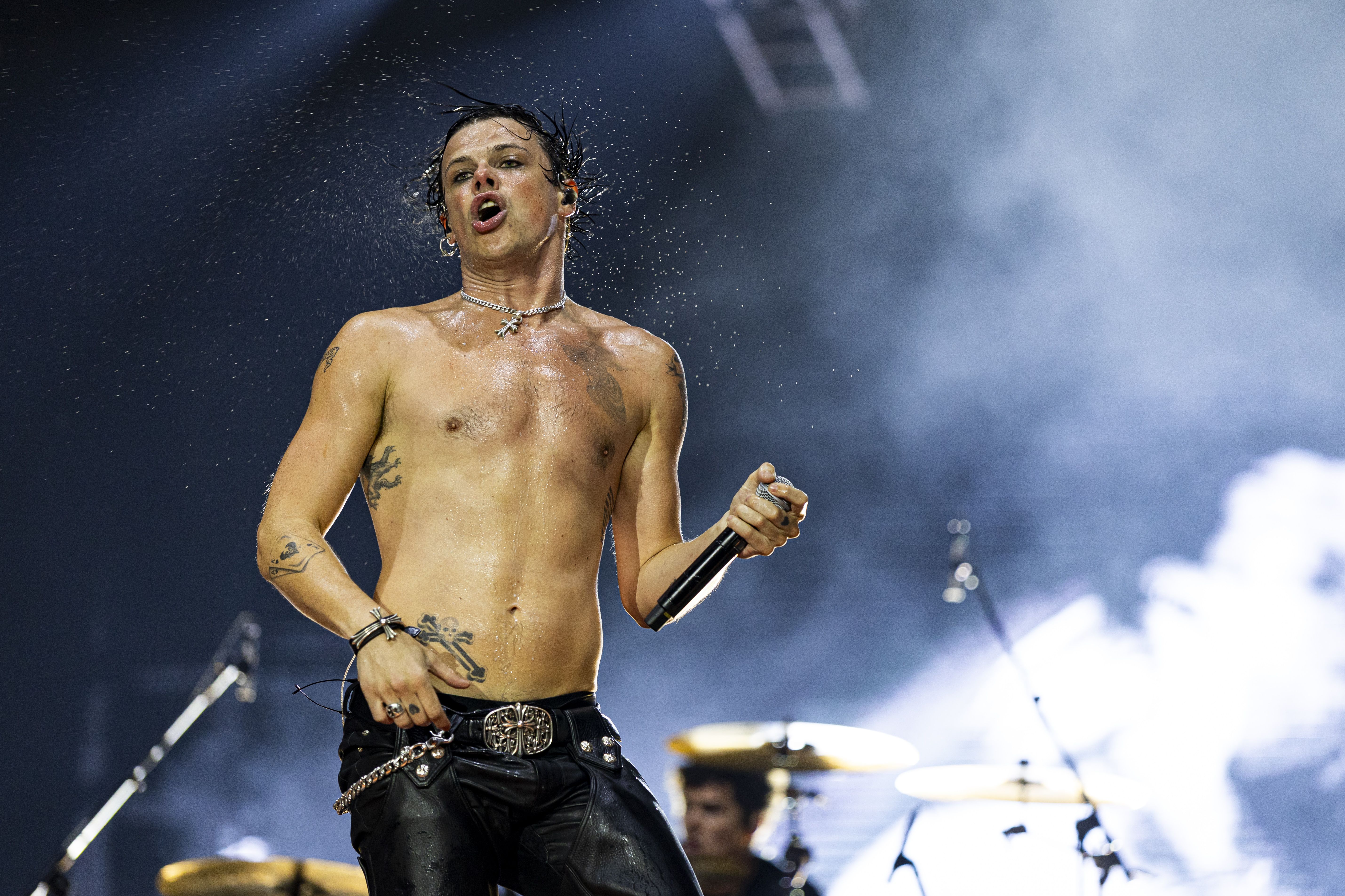 Yungblud performs on stage during Lollapalooza India 2026 on January 24, 2026 in Mumbai, India.