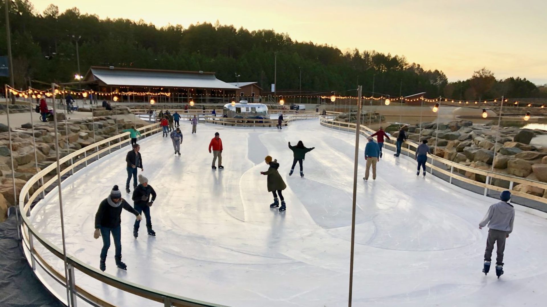 ice skating at the whitewater center