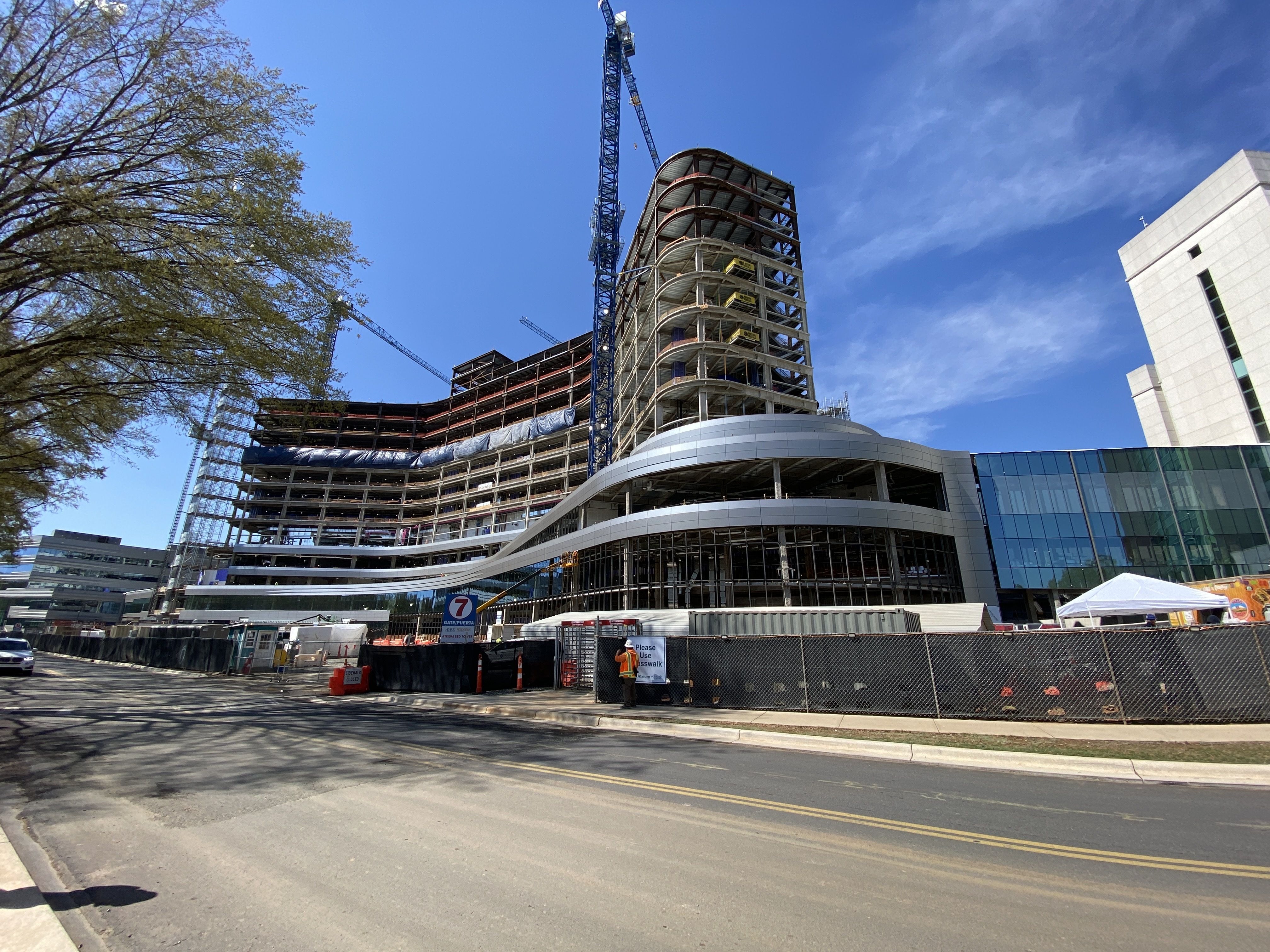 Atrium Health's new 1.1 million square-foot tower. 