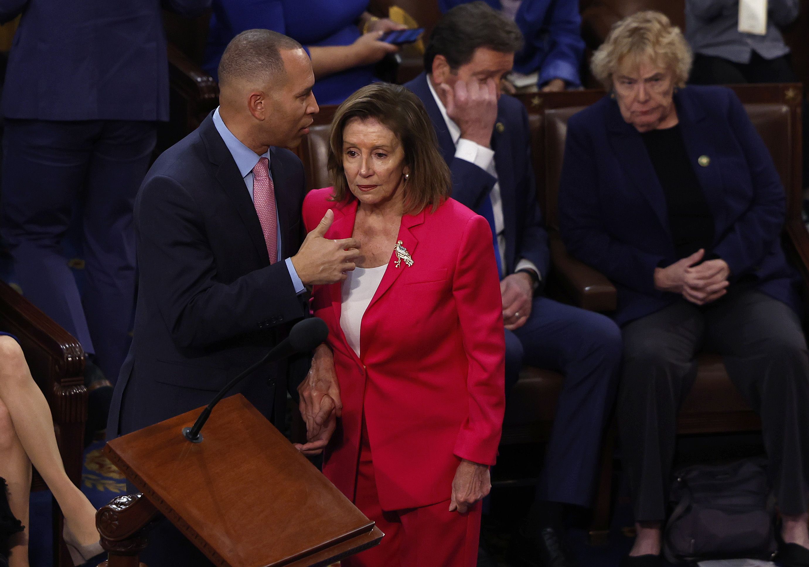 This is Hakeem Jeffries and Nancy Pelosi