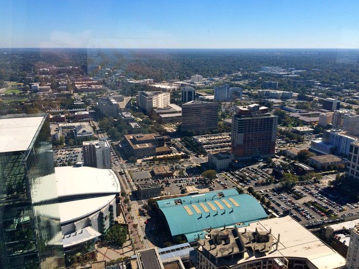 Charlotte from above
