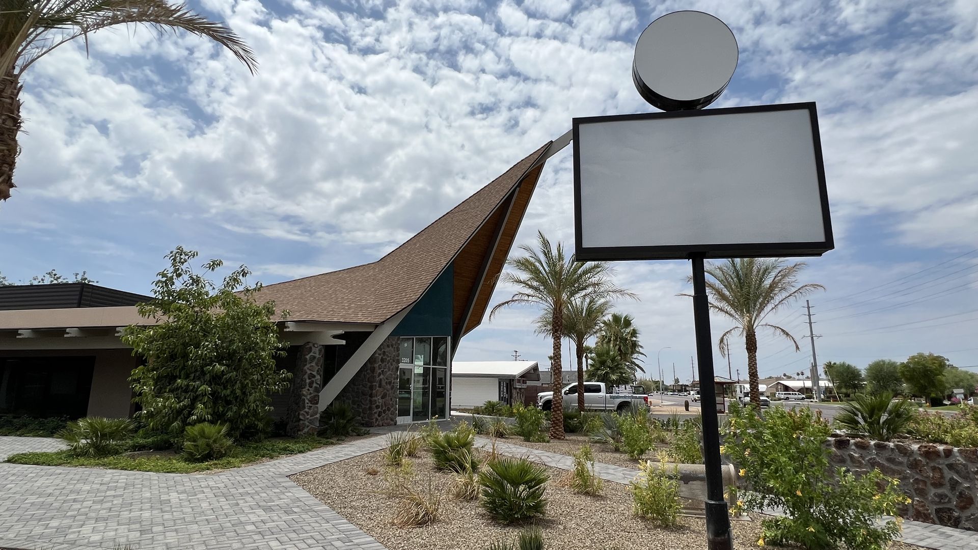 A Polynesian-style building.