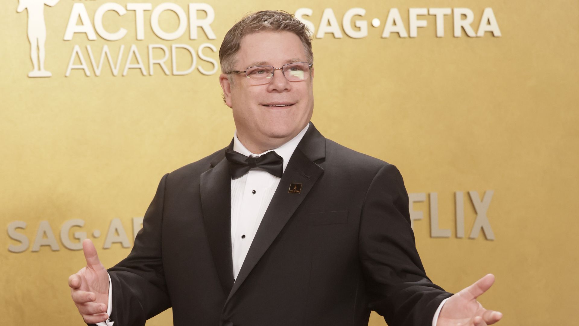  Sean Astin, President, SAG-AFTRA, attends the 32nd Annual Actor Awards at Shrine Auditorium and Expo Hall on March 01, 2026 in Los Angeles, California.
