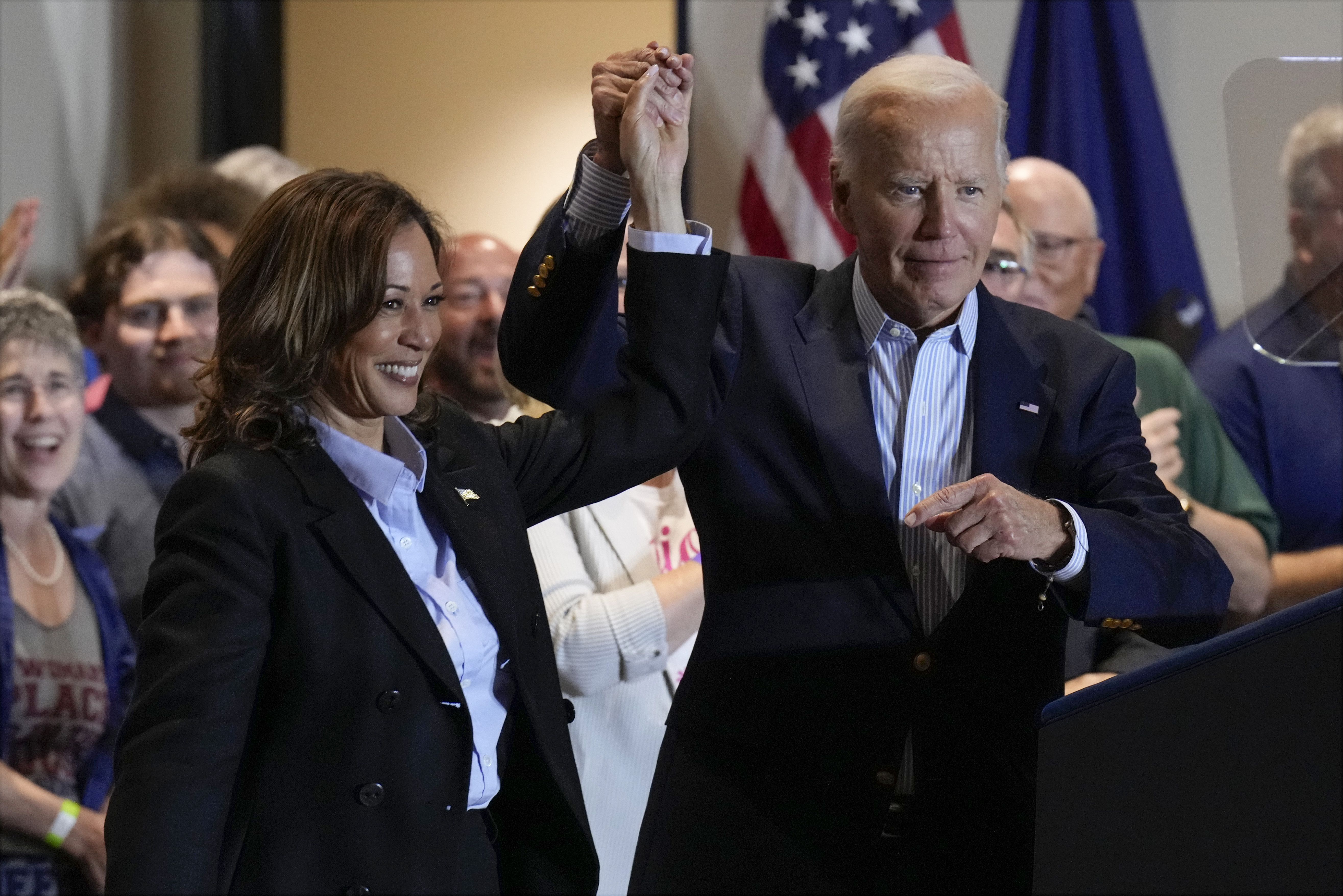 Harris and Biden on Labor Day