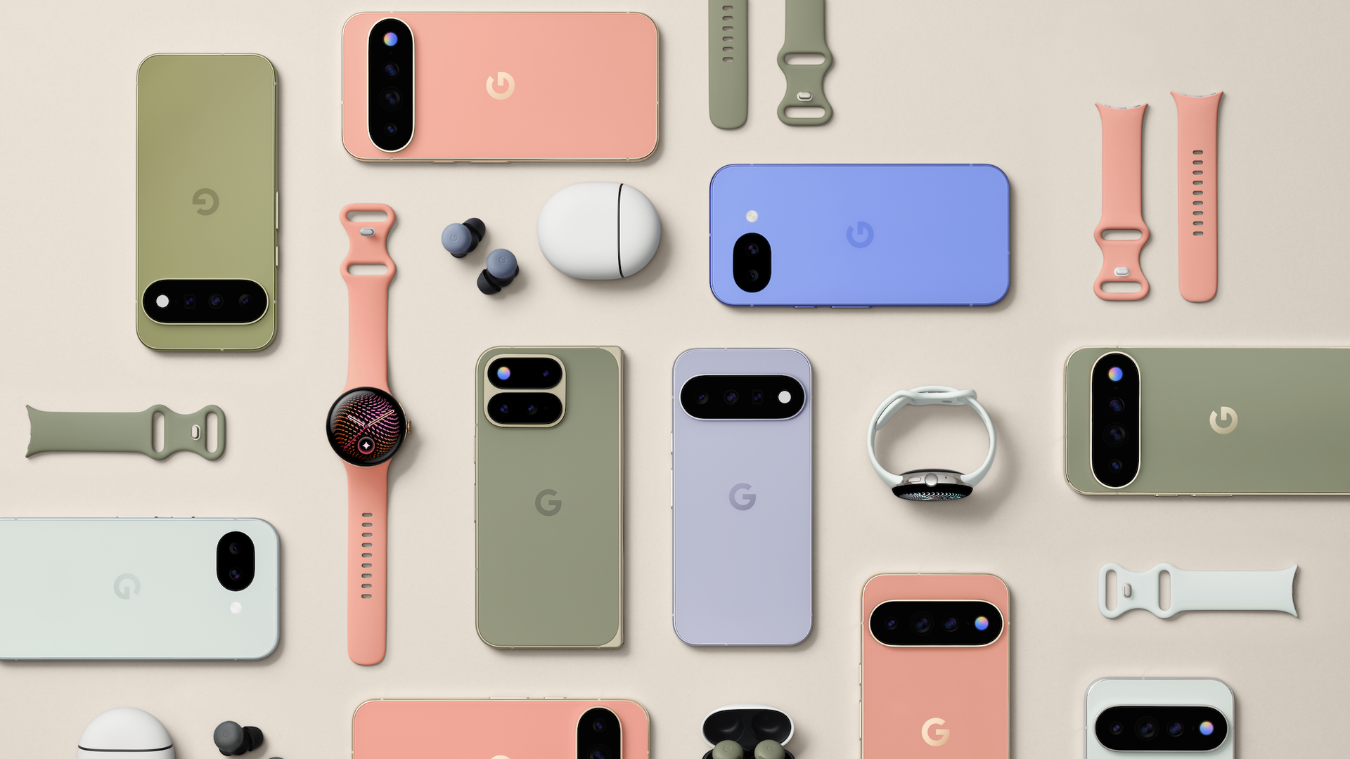 Google's new lineup of smartphones, watches and earbuds