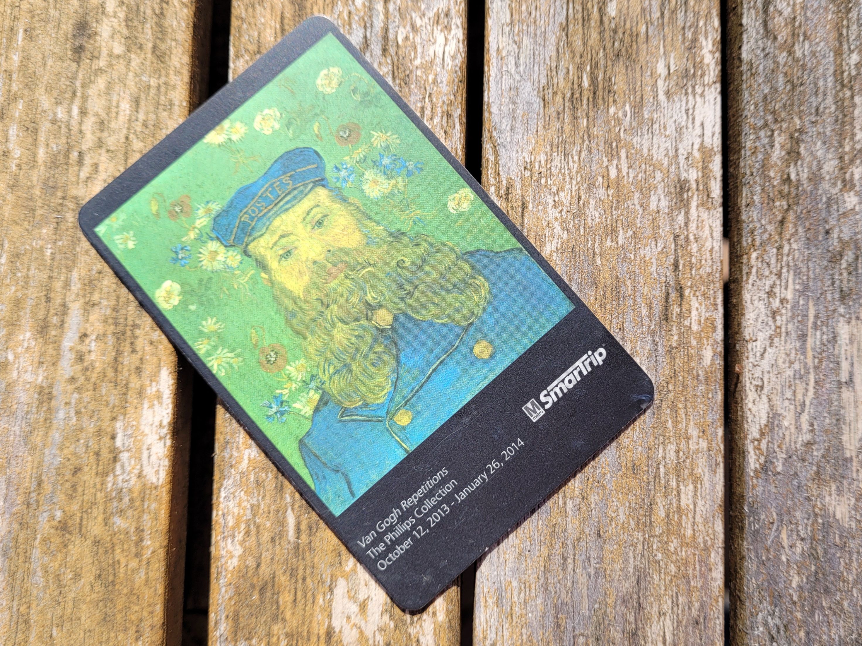 A Van Gogh metro card