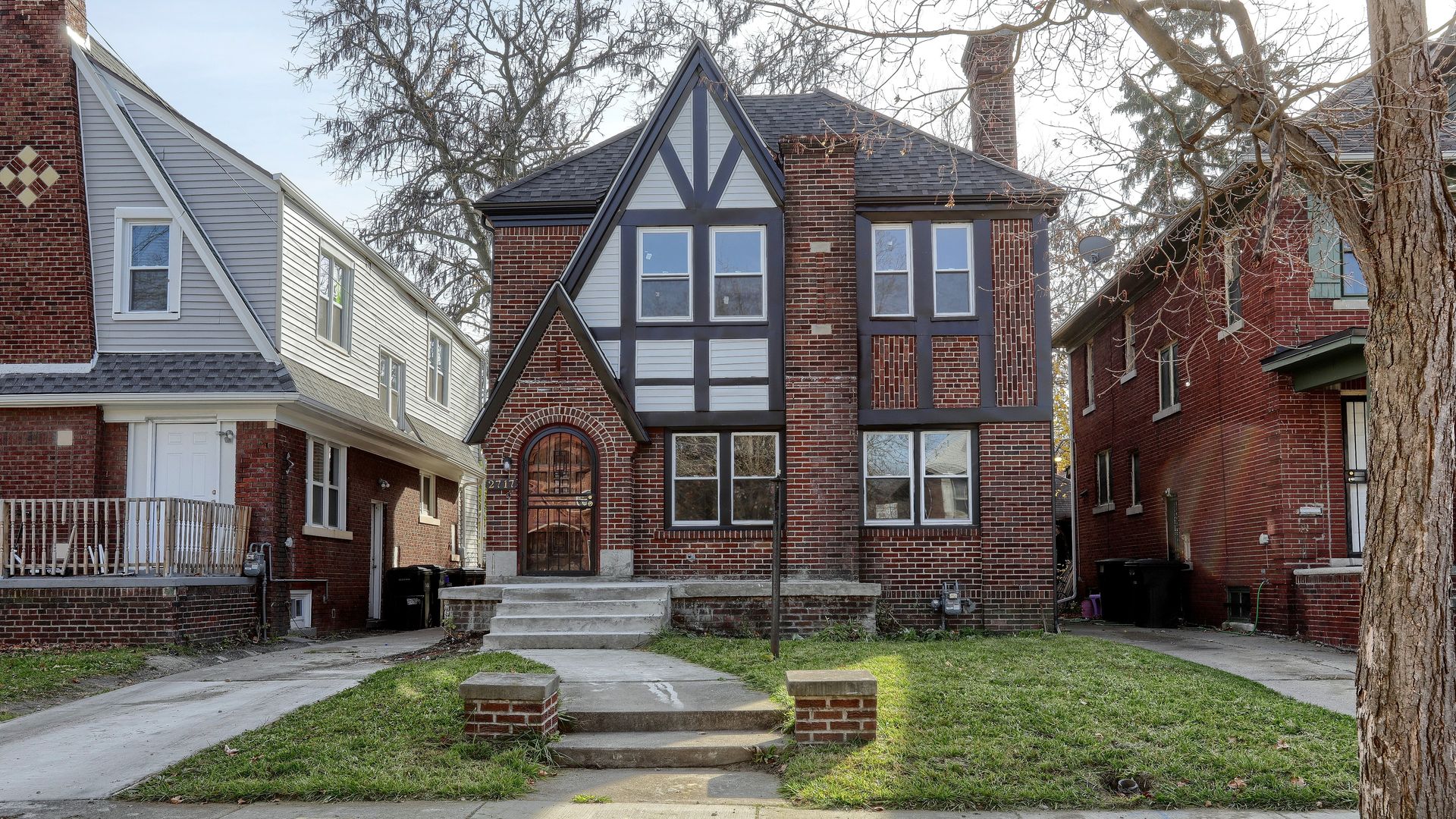 Outside view of 2717 Burlingame St. in Detroit.
