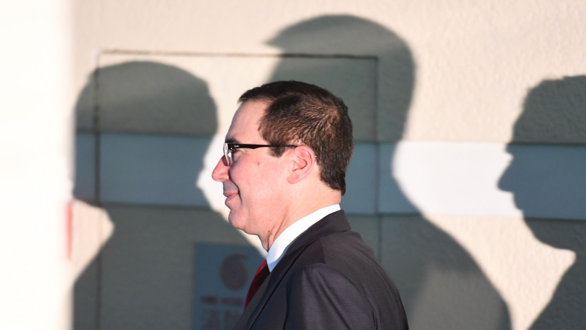 Mnuchin from the side