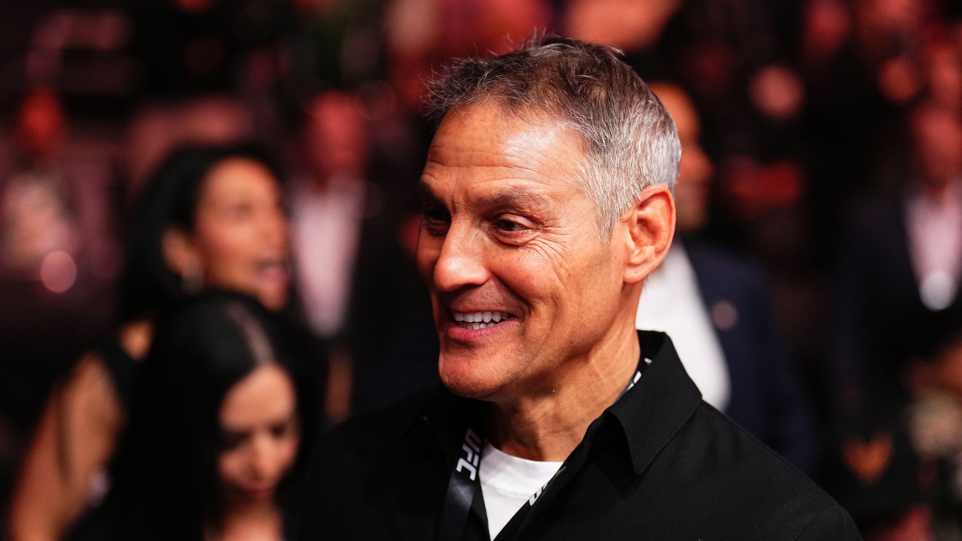 TKO + Endeavor CEO Ariel Emanuel is seen in attendance during the UFC 300 event at T-Mobile Arena on April 13, 2024 in Las Vegas, Nevada. (Photo by Chris Unger/Zuffa LLC via Getty Images)