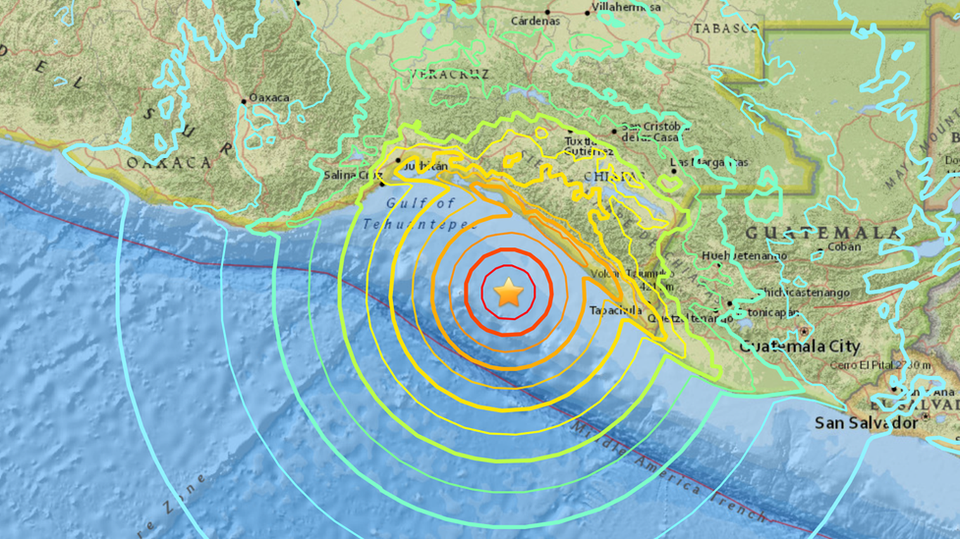 Mexico hit by massive earthquake