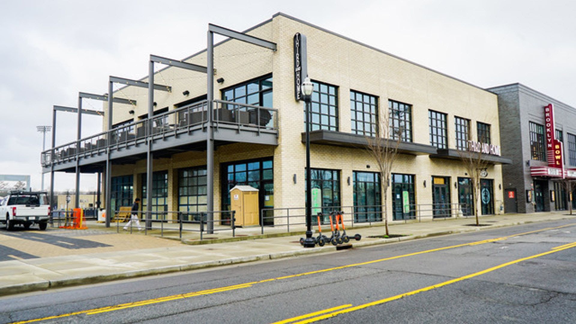 A rendering of the new TailGate Brewery location.