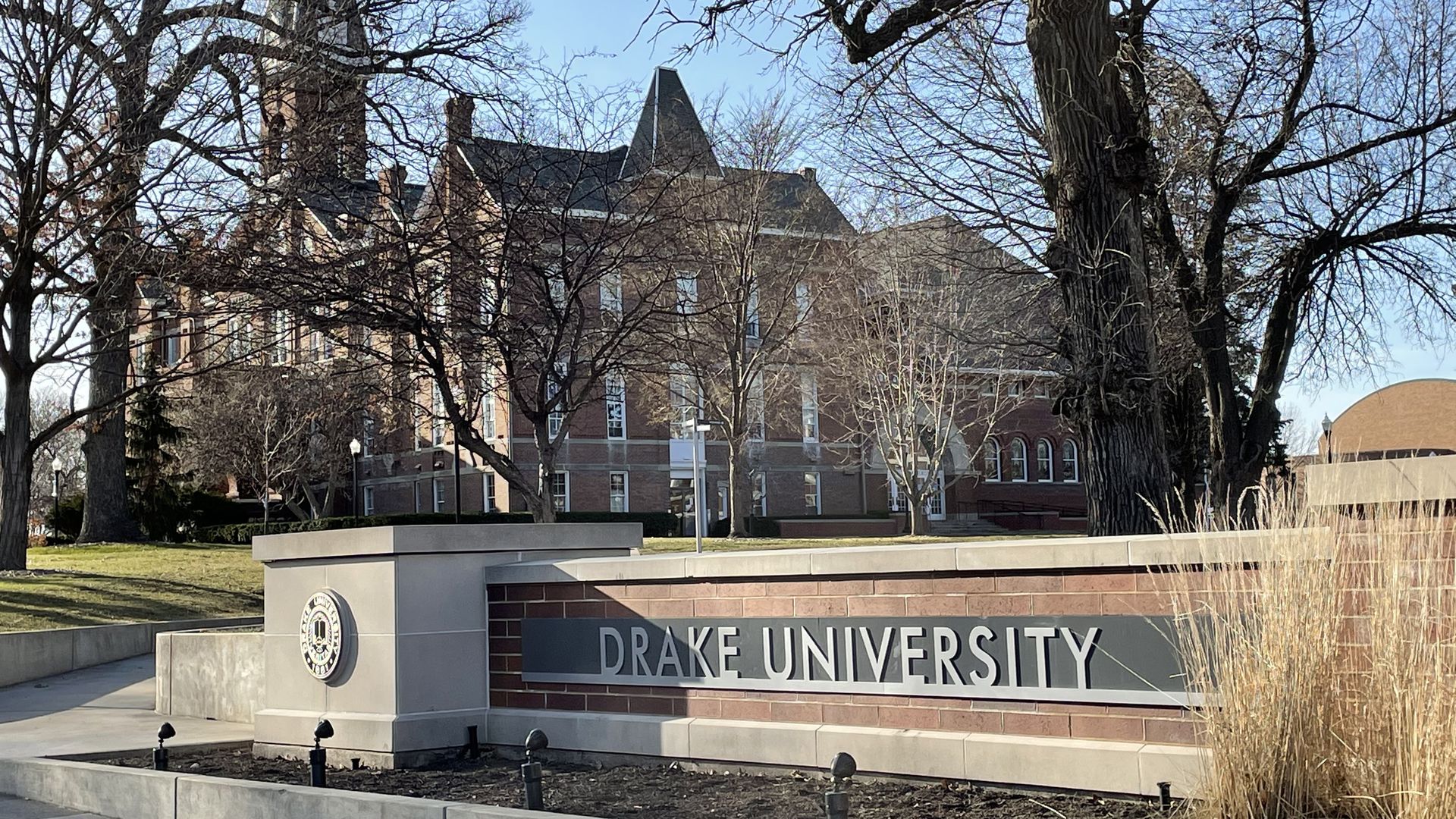 A photo of Drake University.
